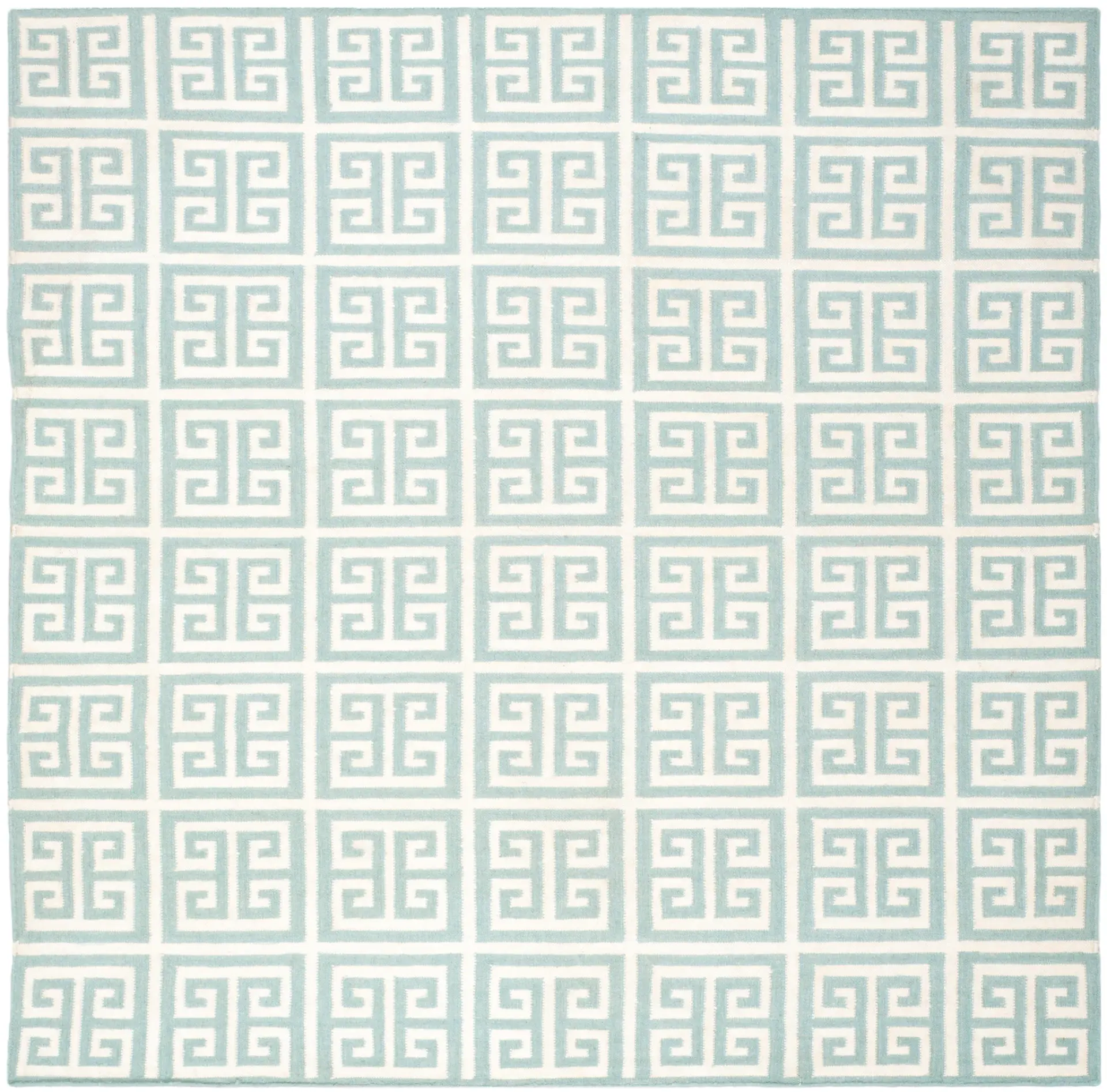 Dhurries Greek Key Hand-Woven Rug