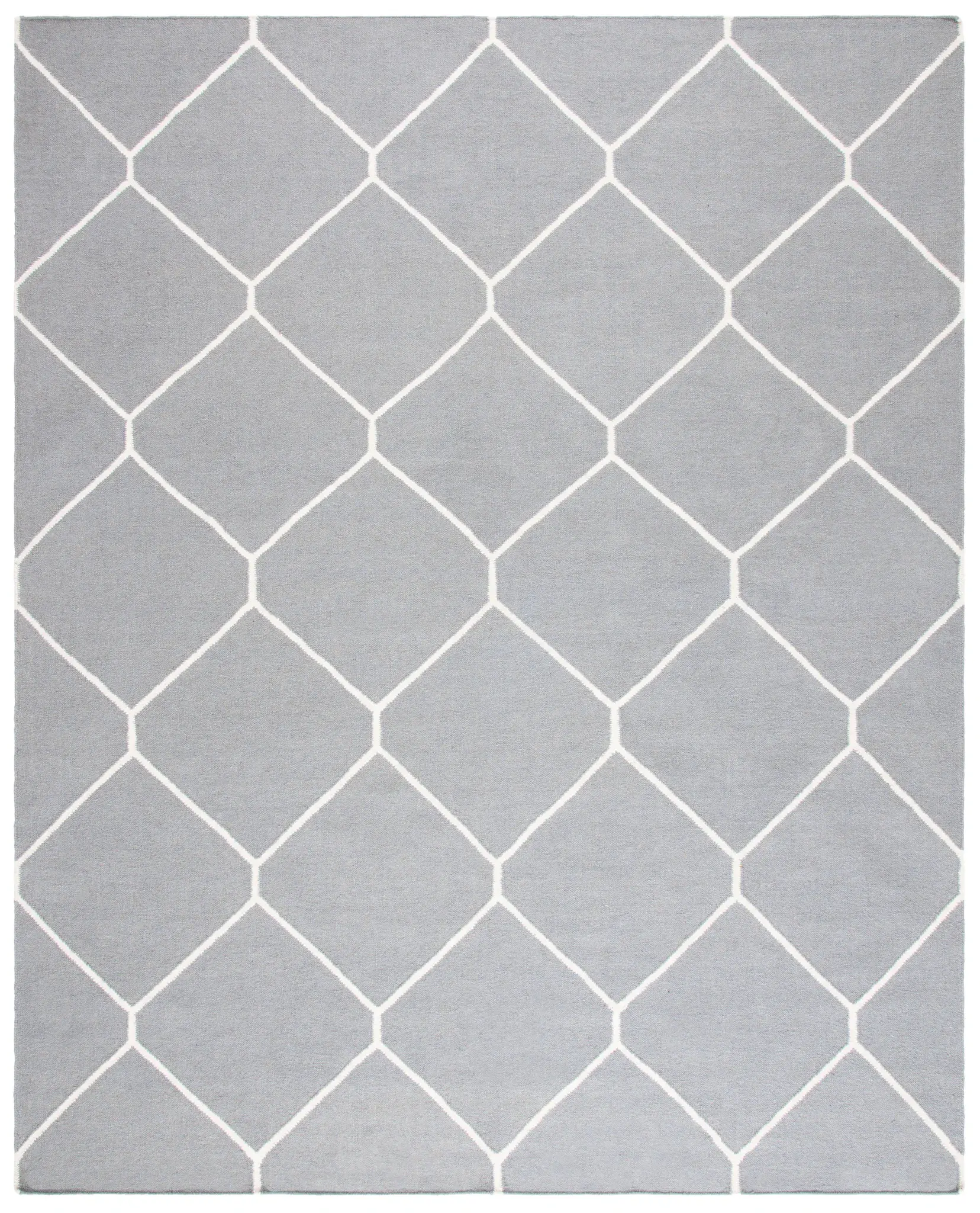 Dhurries Honeycomb Hand-Woven Wool Rug