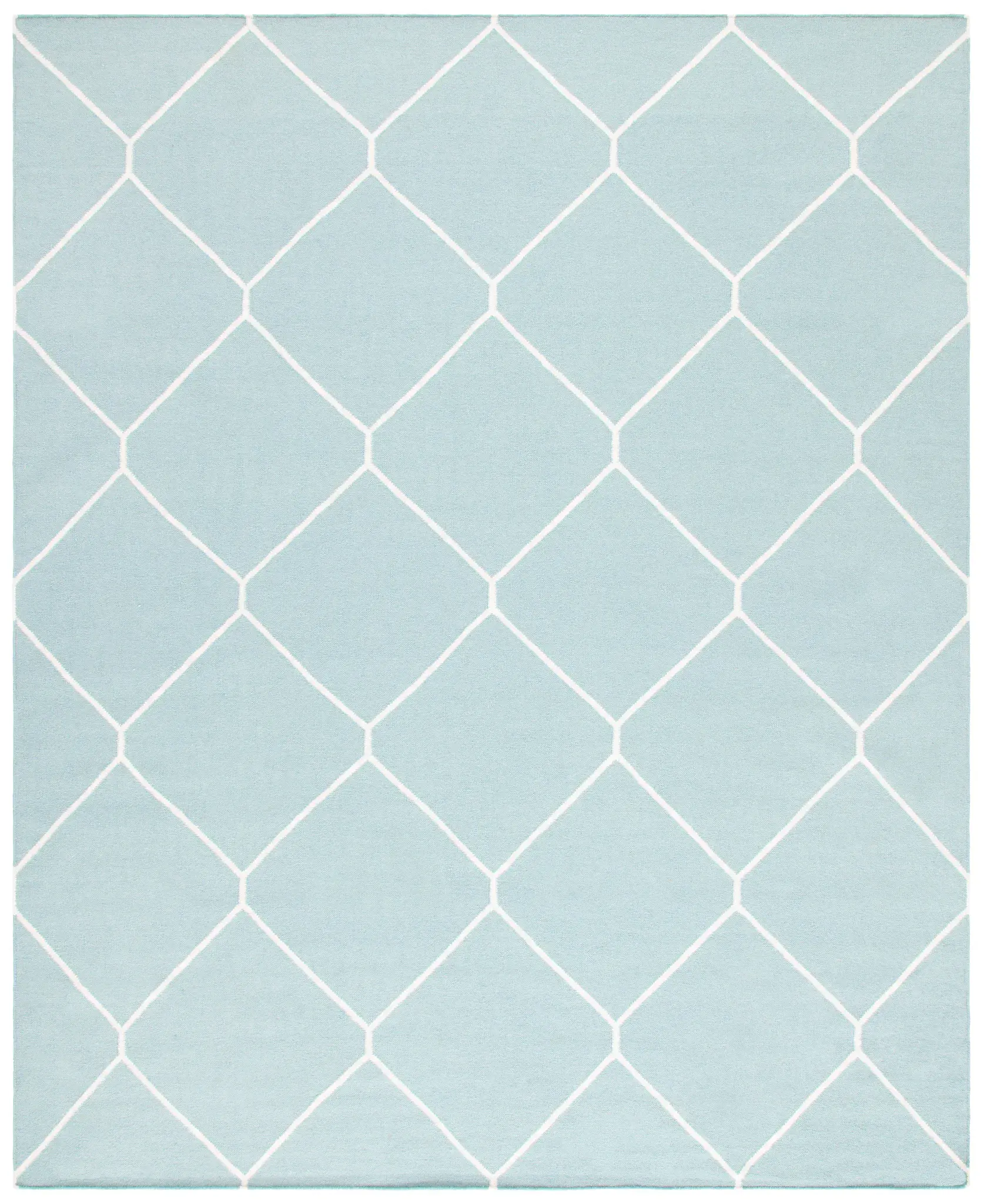 Dhurries Honeycomb Hand-Woven Wool Rug
