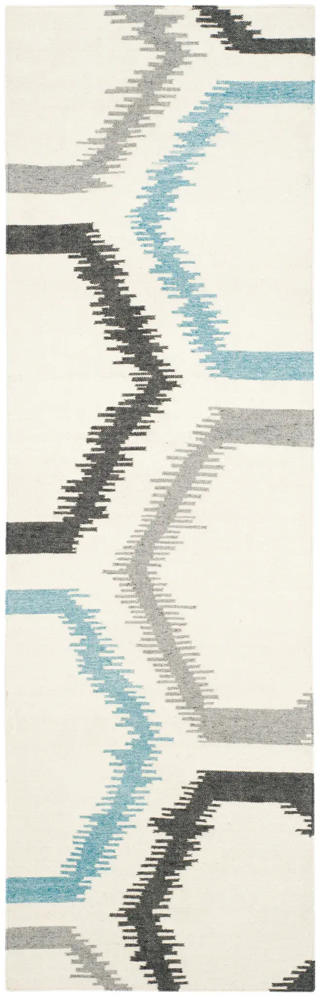 Dhurries Hexagon Hand-Woven Rug