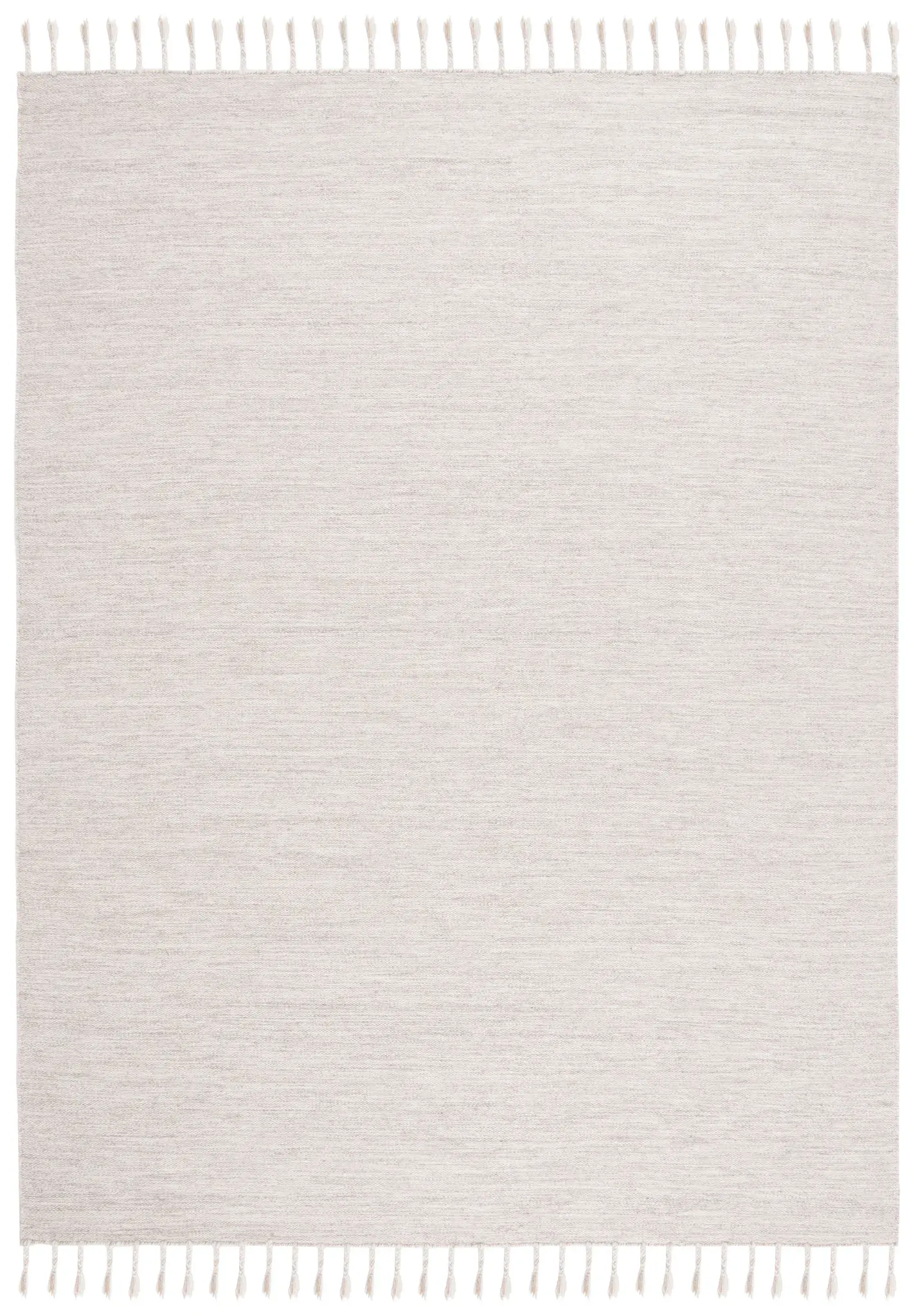 Dhurries Hampton Hand-Loomed Tasseled Wool Rug