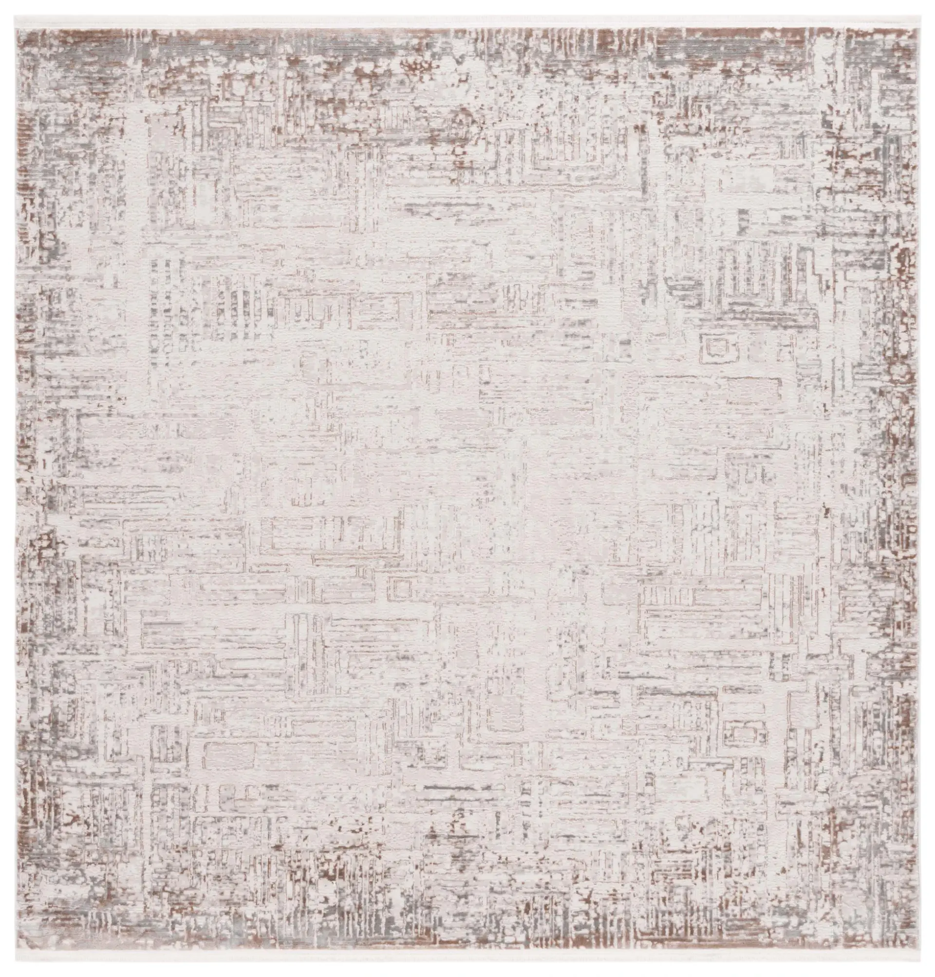 Diamond Linear Grid Rug