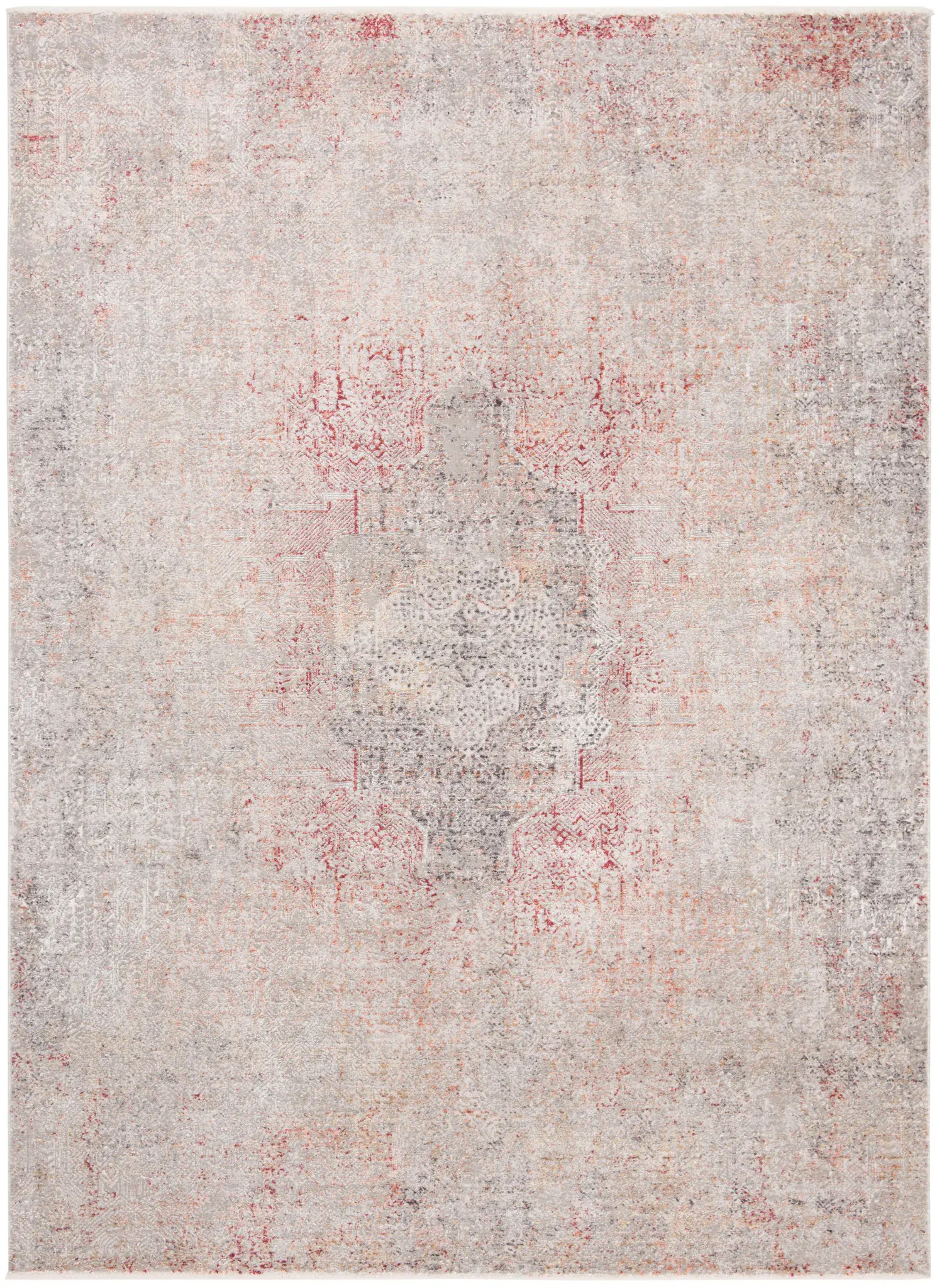 Dream Distressed Open Field Medallion Rug