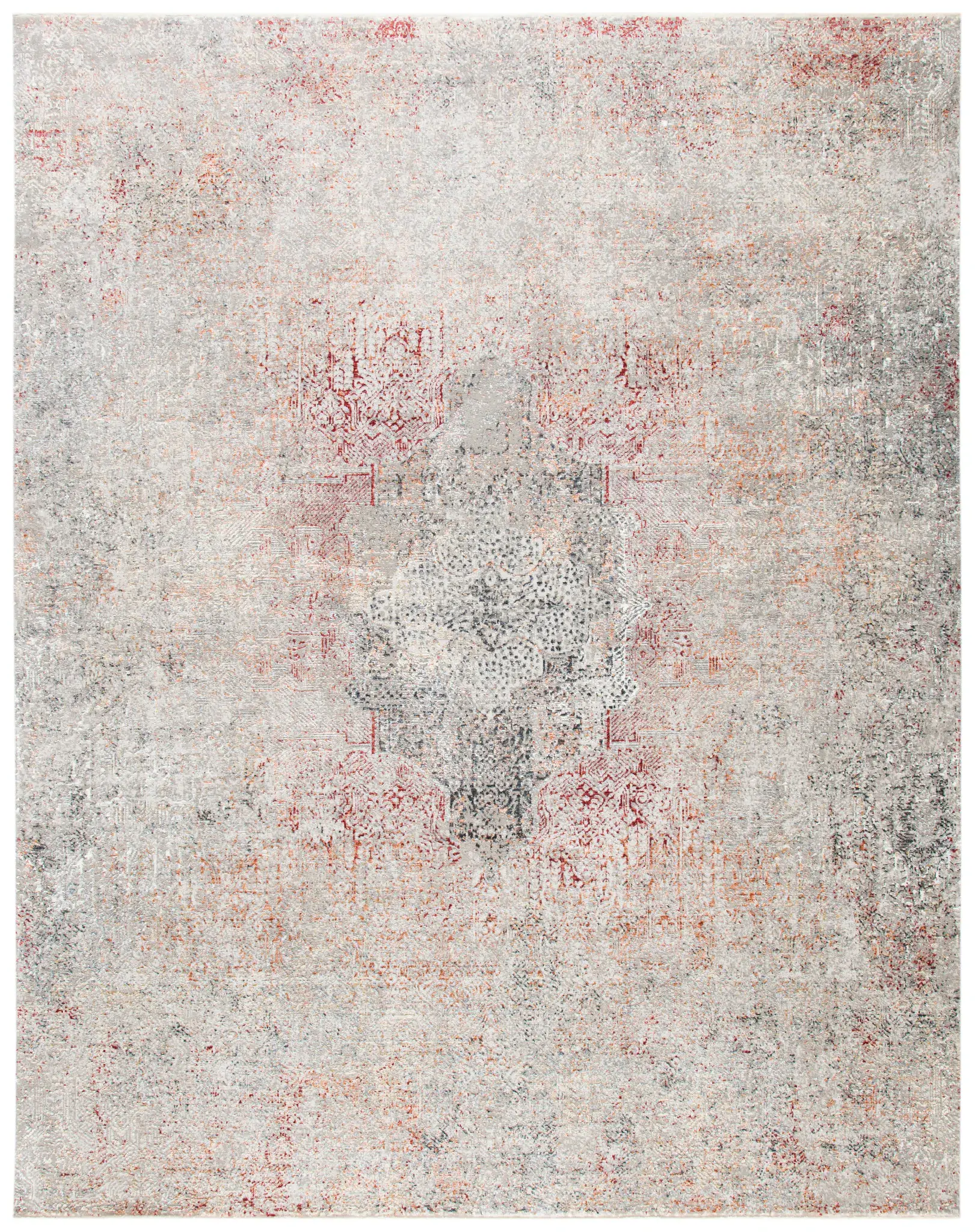 Dream Distressed Open Field Medallion Rug