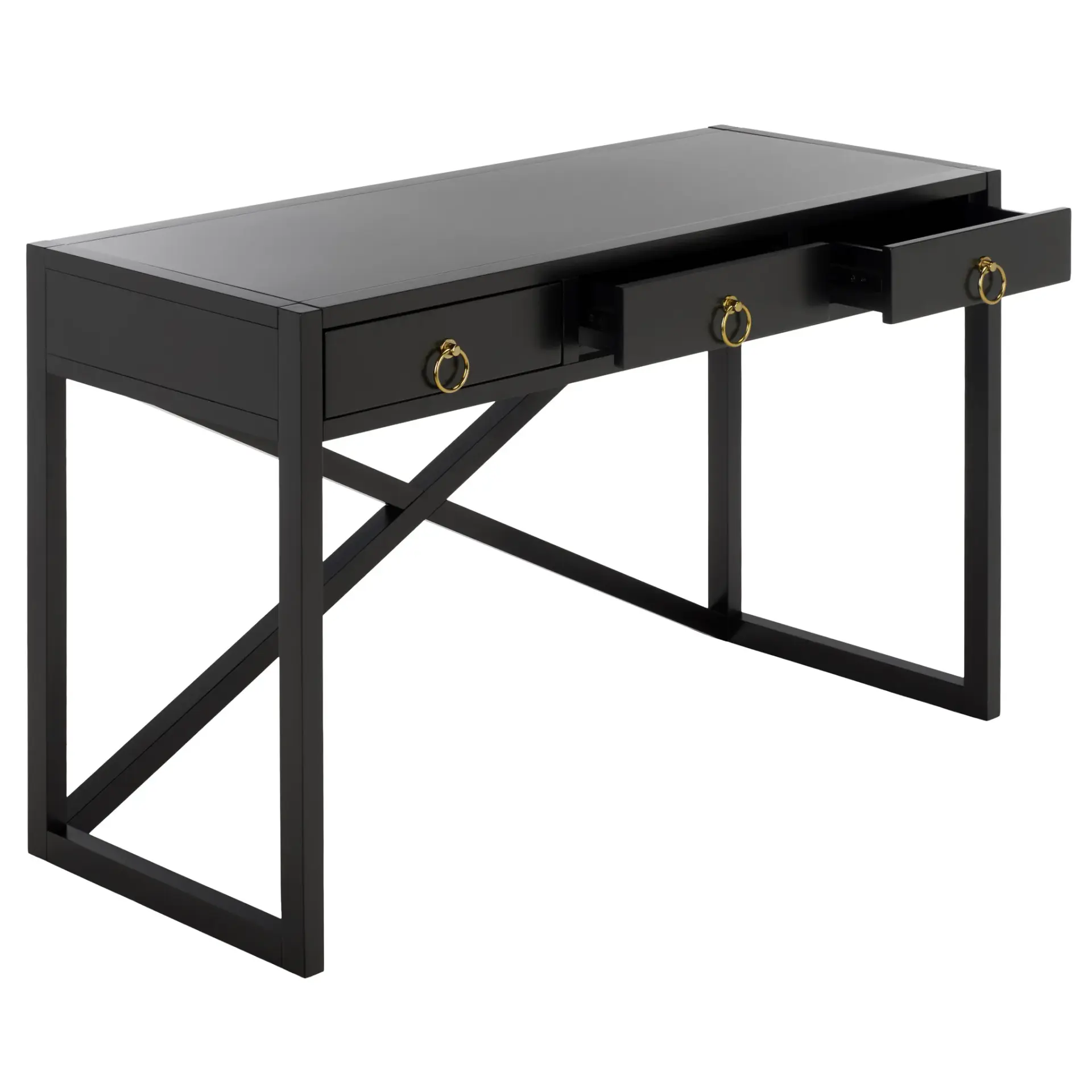 Sadie Three-Drawer Desk