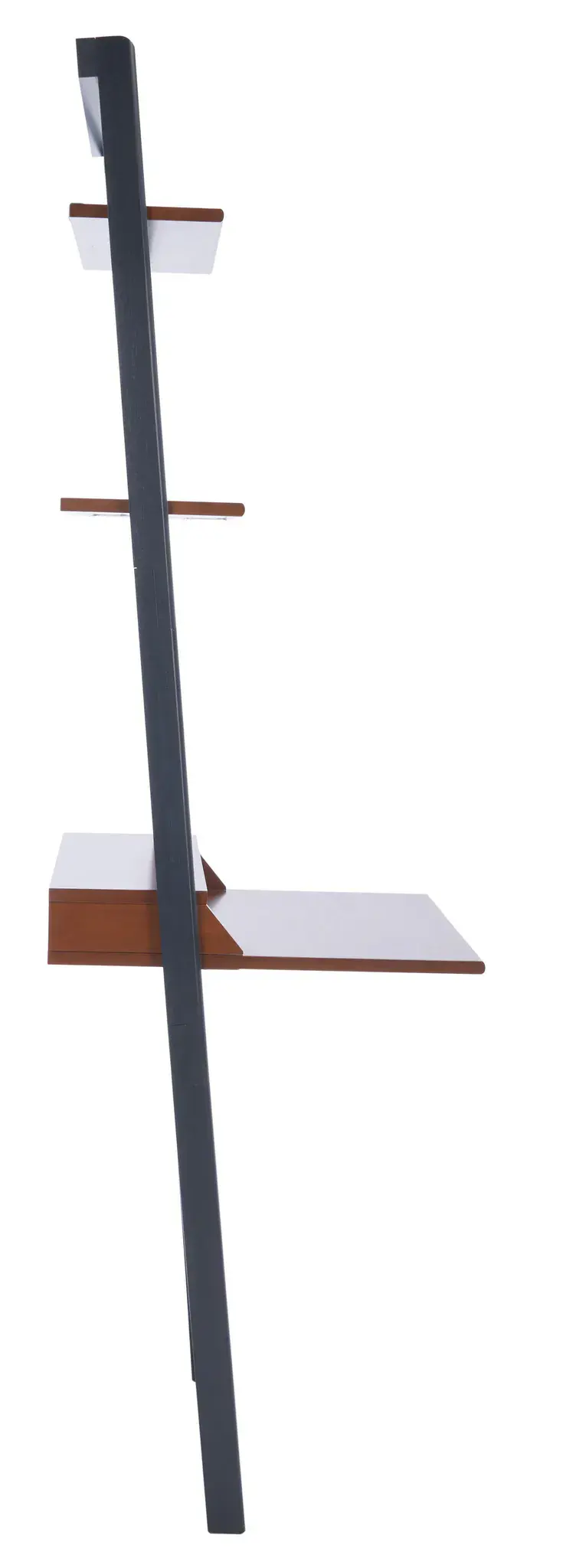 Pamella Two-Shelf Leaning Desk
