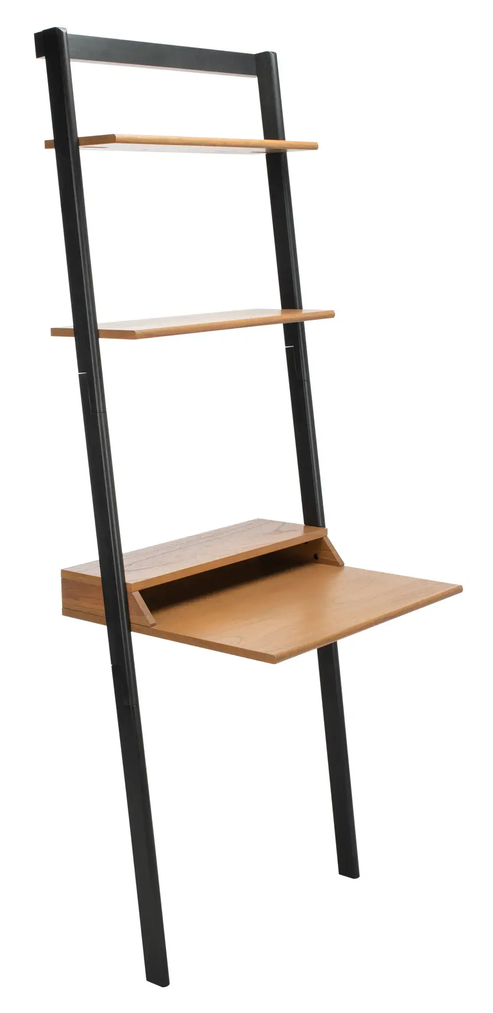 Pamella Two-Shelf Leaning Desk