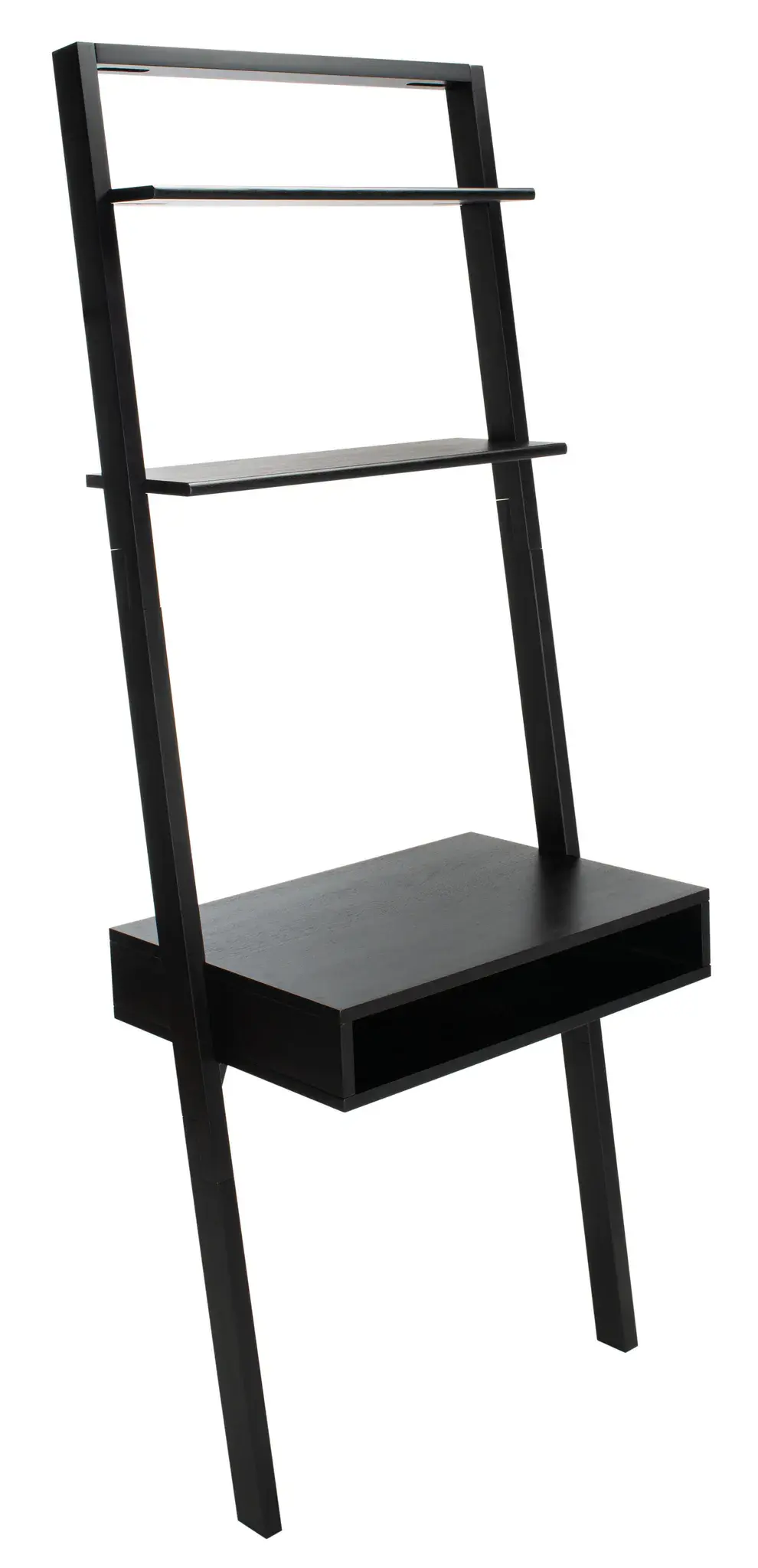 Kamy Two-Shelf Leaning Desk