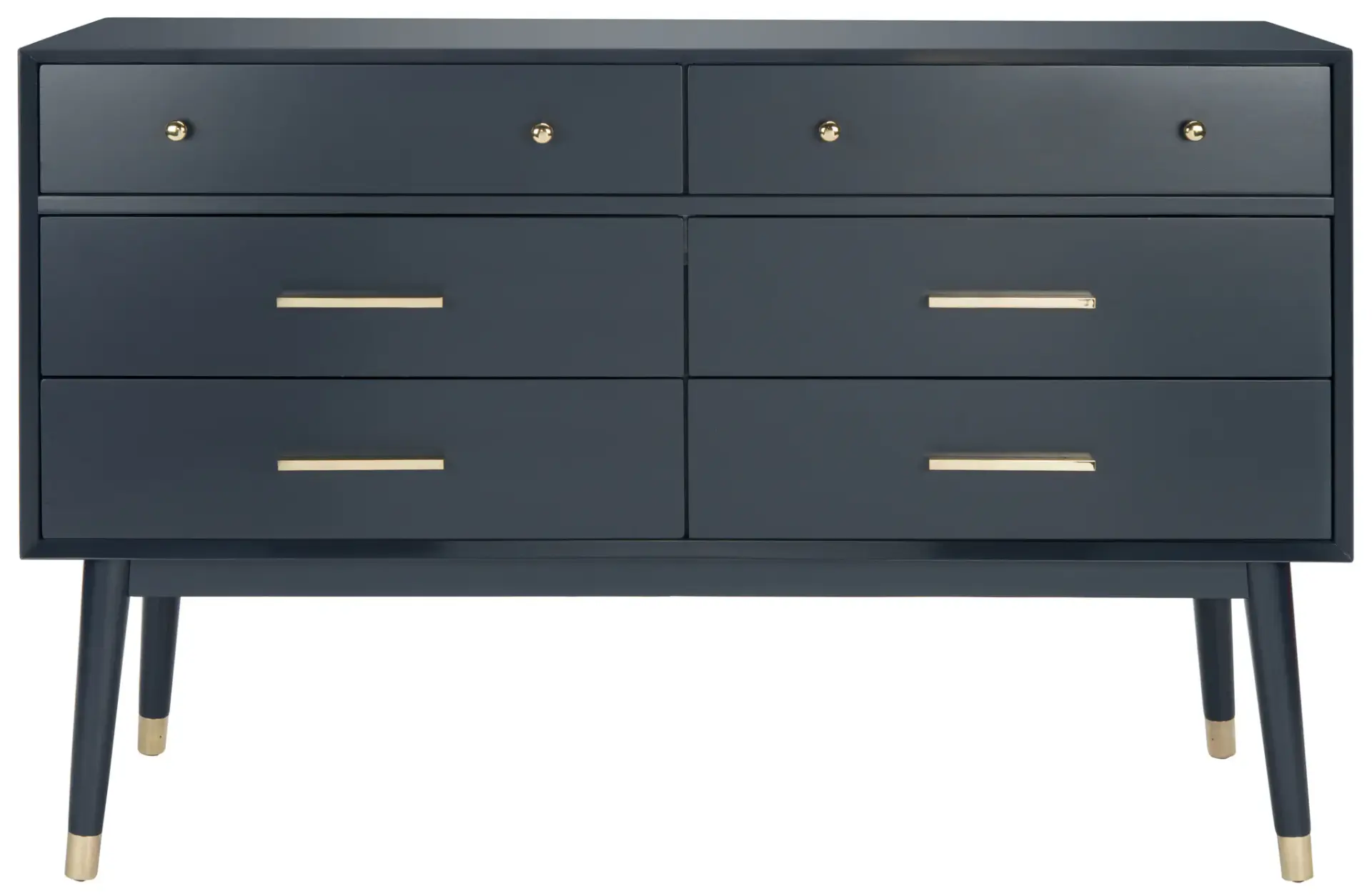 Zack Six-Drawer Wood Dresser