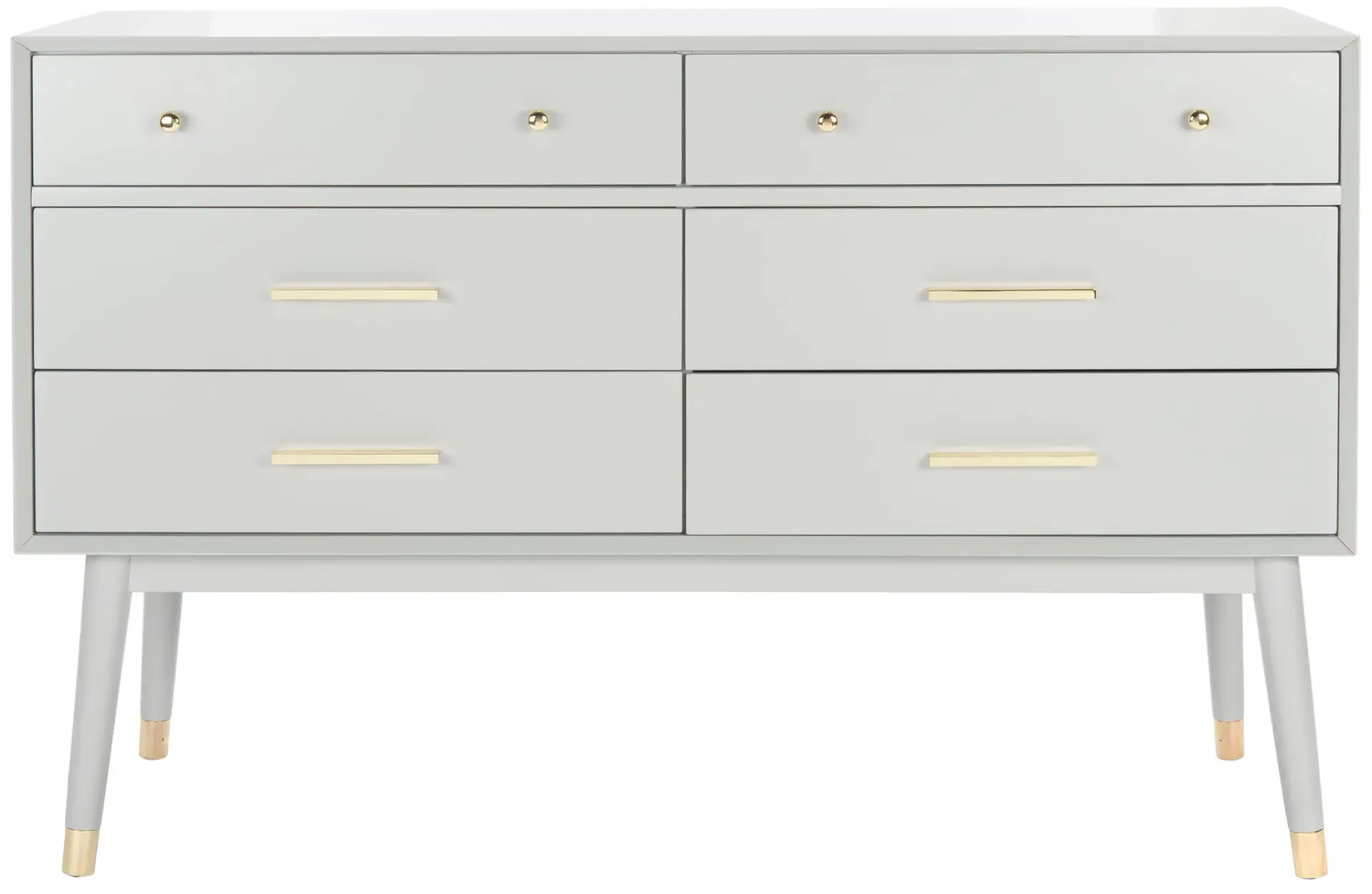 Zack Six-Drawer Wood Dresser