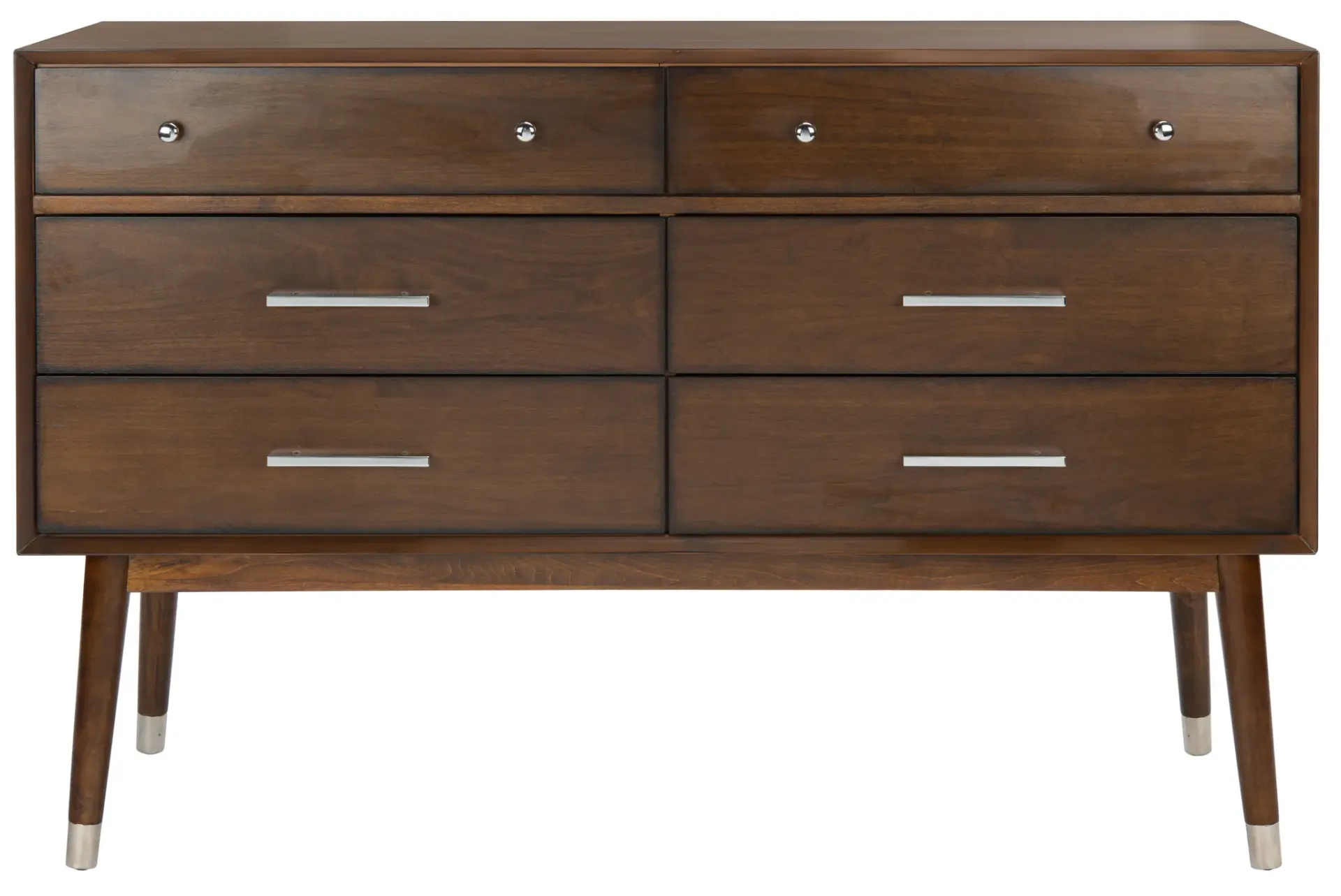 Zack Six-Drawer Wood Dresser