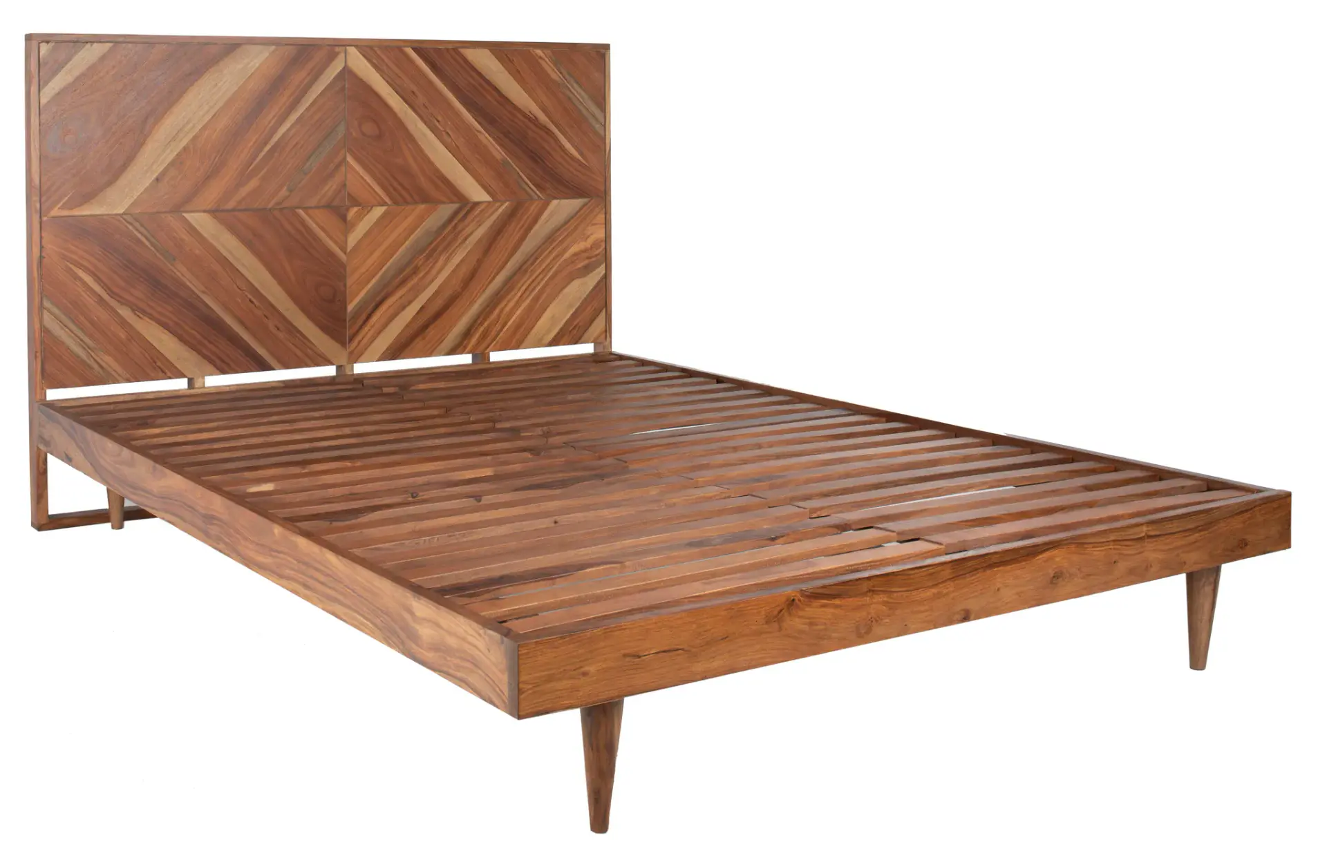 Macibryn Wood Herringbone Bed