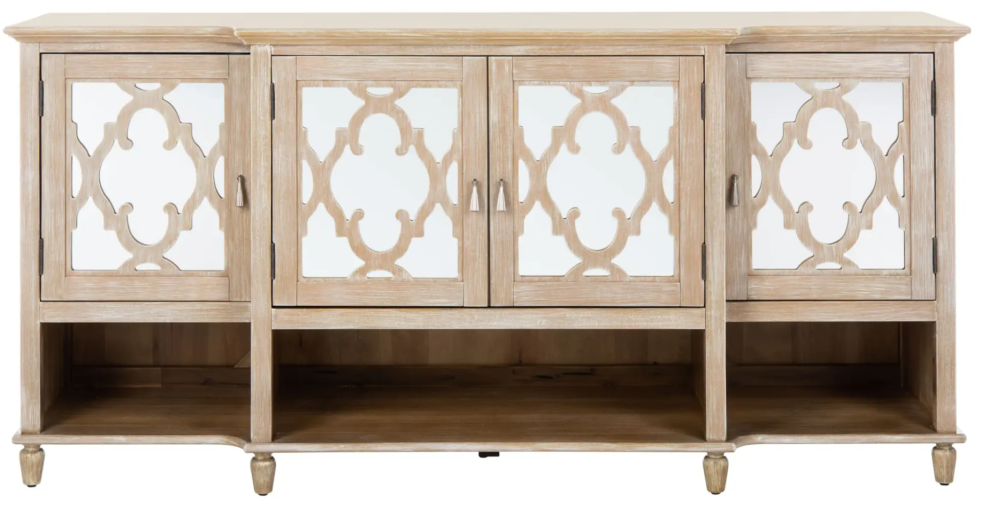 Lecarlo Mirrored Wood Sideboard