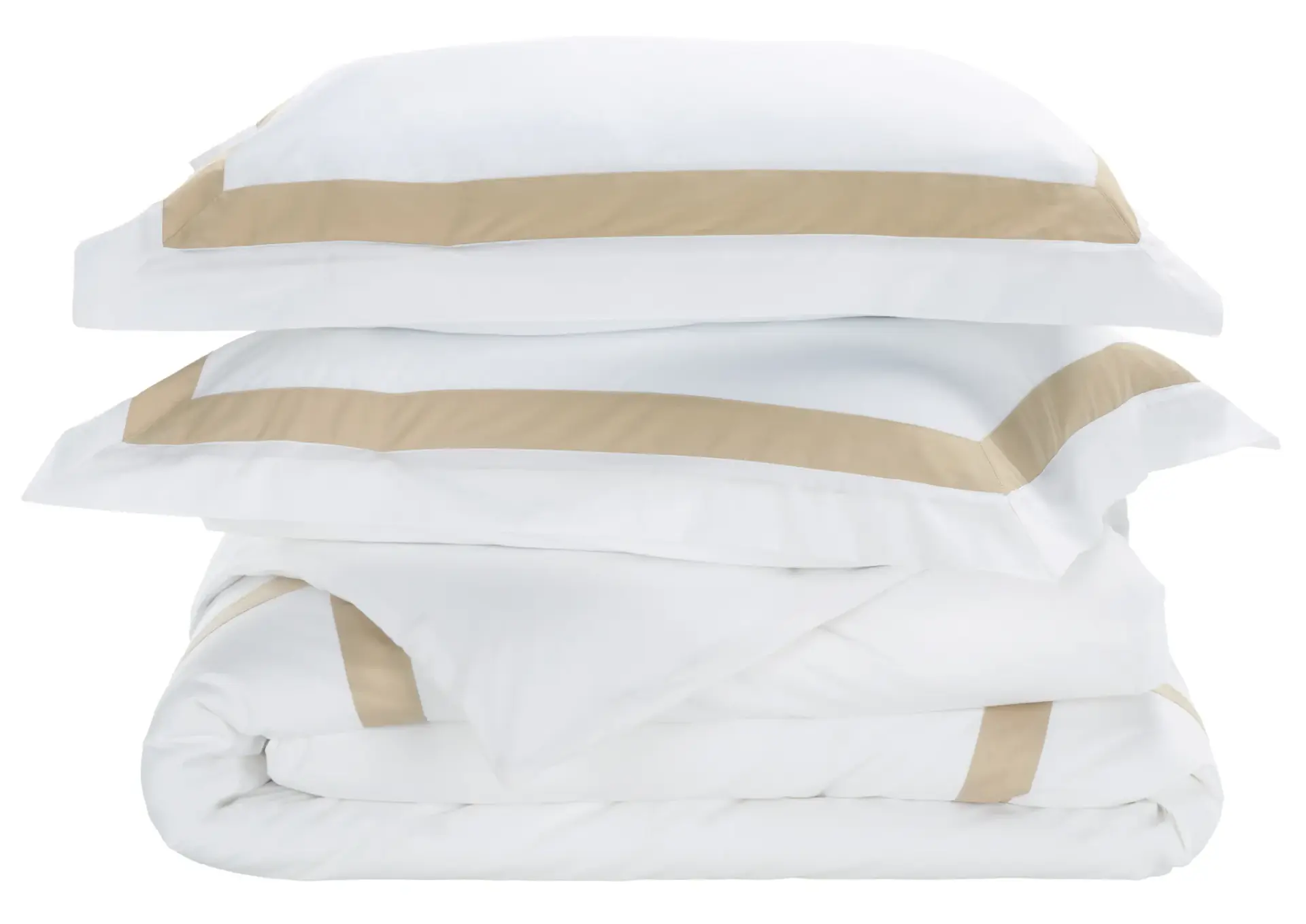 Bold Border Hotel Duvet Cover Three-Piece