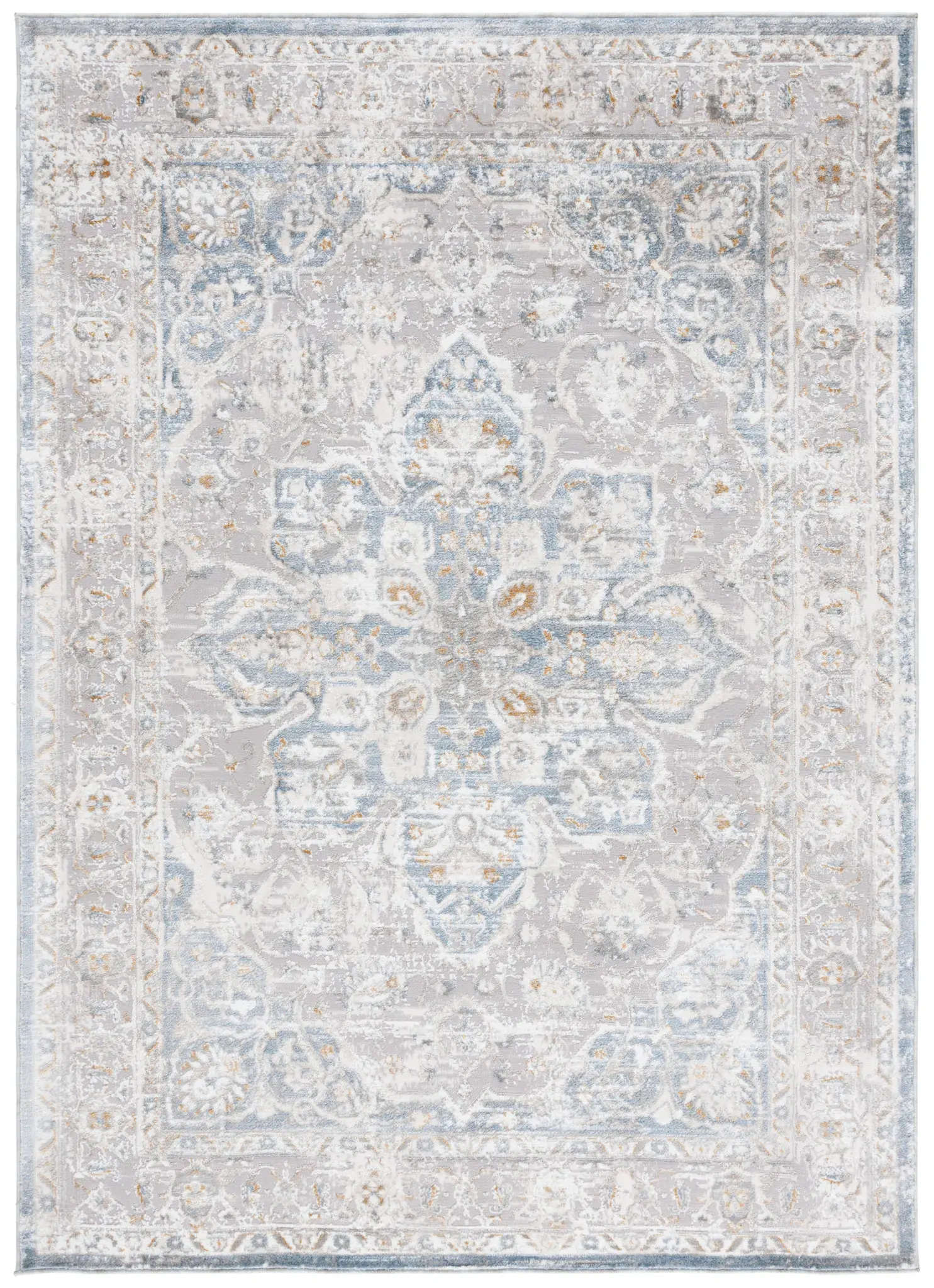 Easton Bordered Medallion Rug