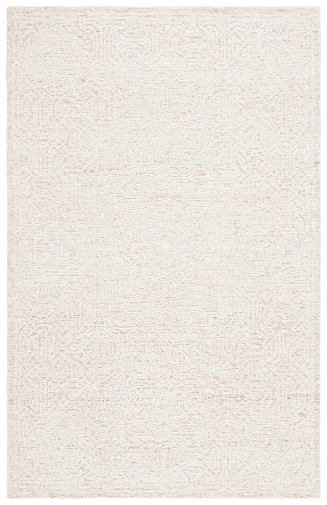 Ebony Subtle Lattice Hand-Tufted Wool Rug