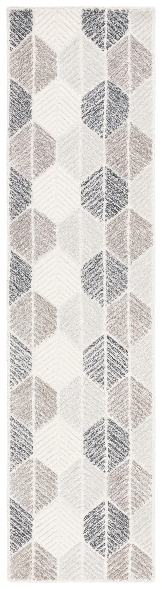 Ebony Leaf Hand-Tufted Rug