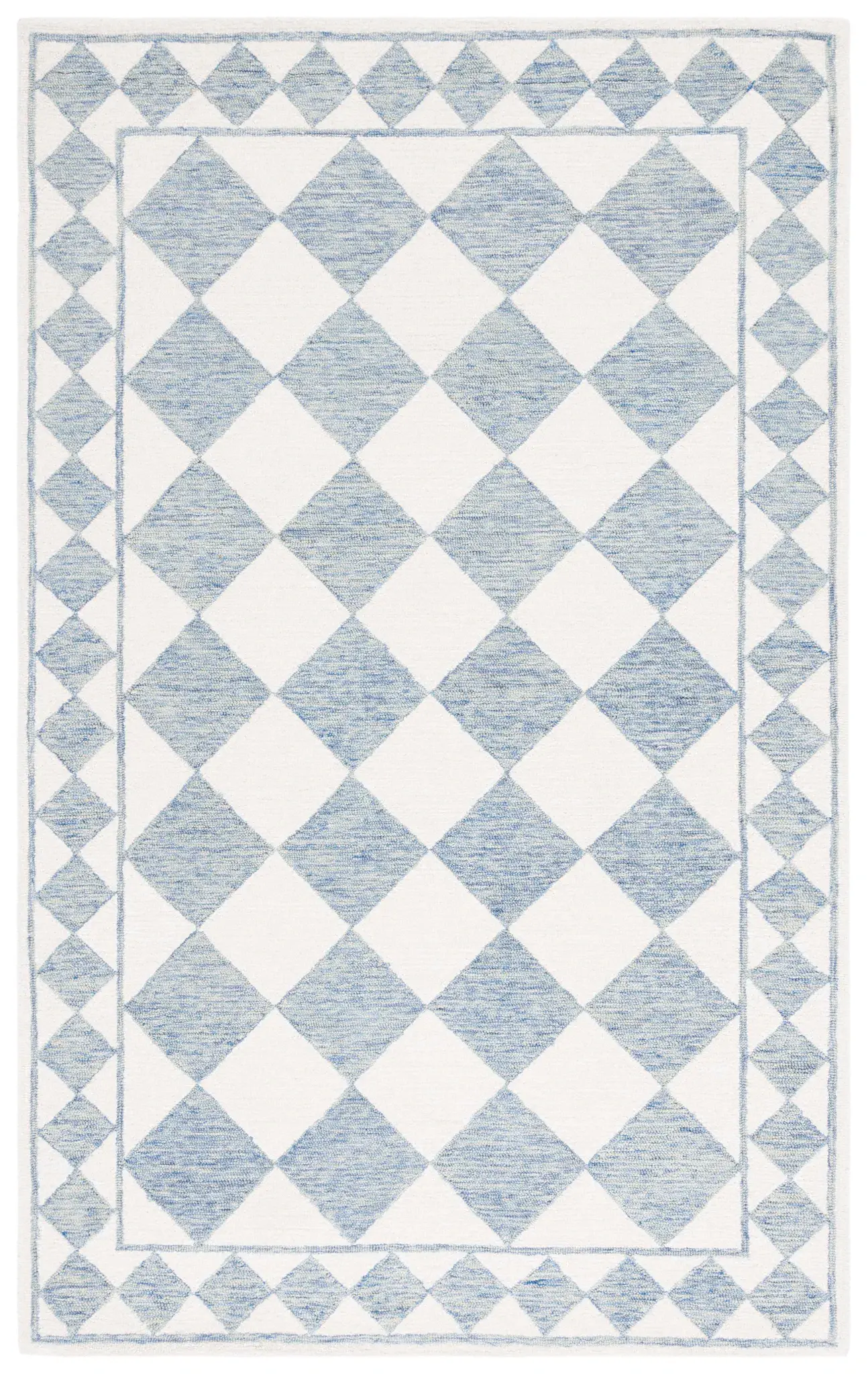 Ebony Checkerboard Hand-Tufted Rug