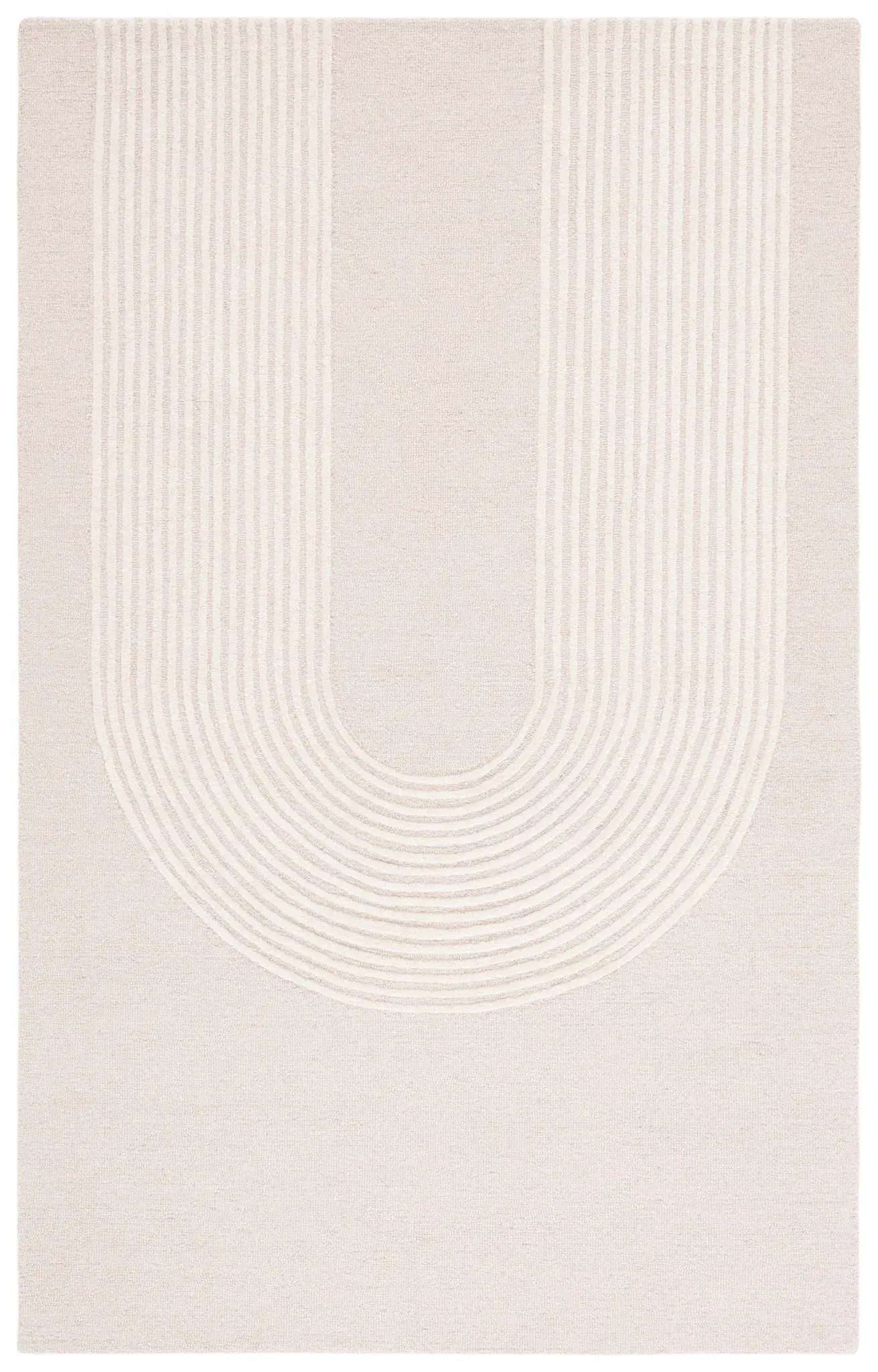 Ebony Arch Hand-Tufted Wool Rug