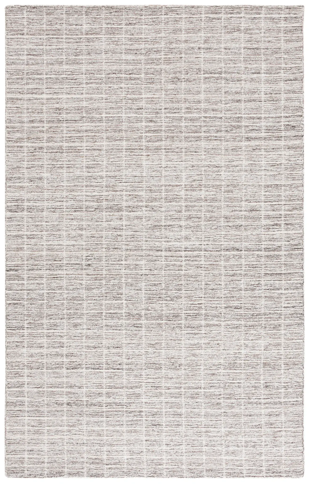 Ebony Grid Hand-Tufted Wool Rug