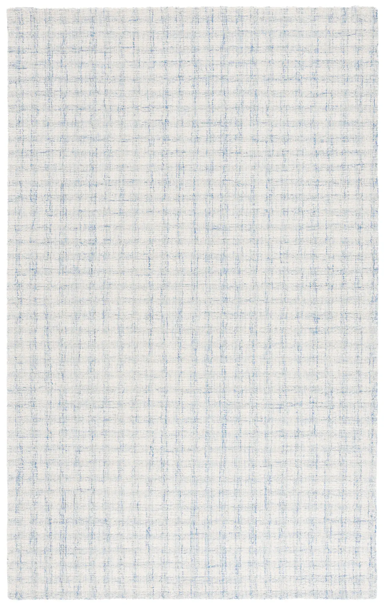 Ebony Checkered Hand-Tufted Wool Rug