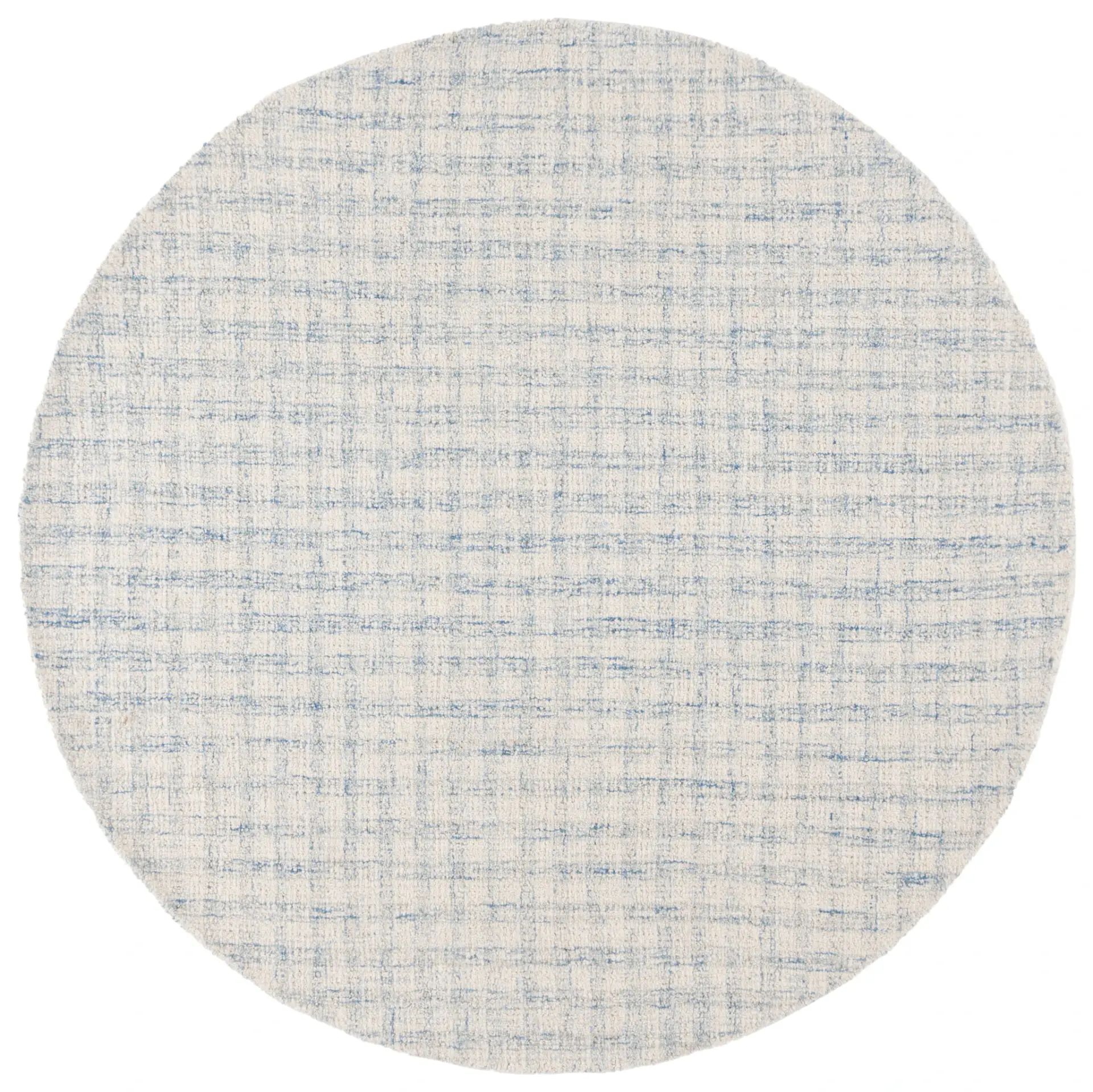 Ebony Checkered Hand-Tufted Wool Rug