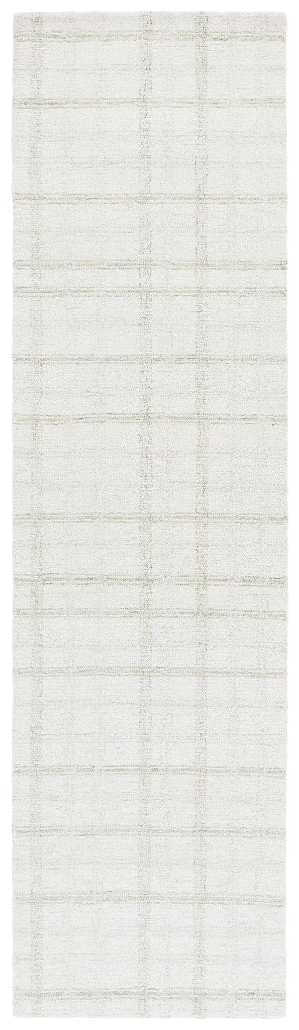 Ebony Windowpane Hand-Tufted Wool Rug
