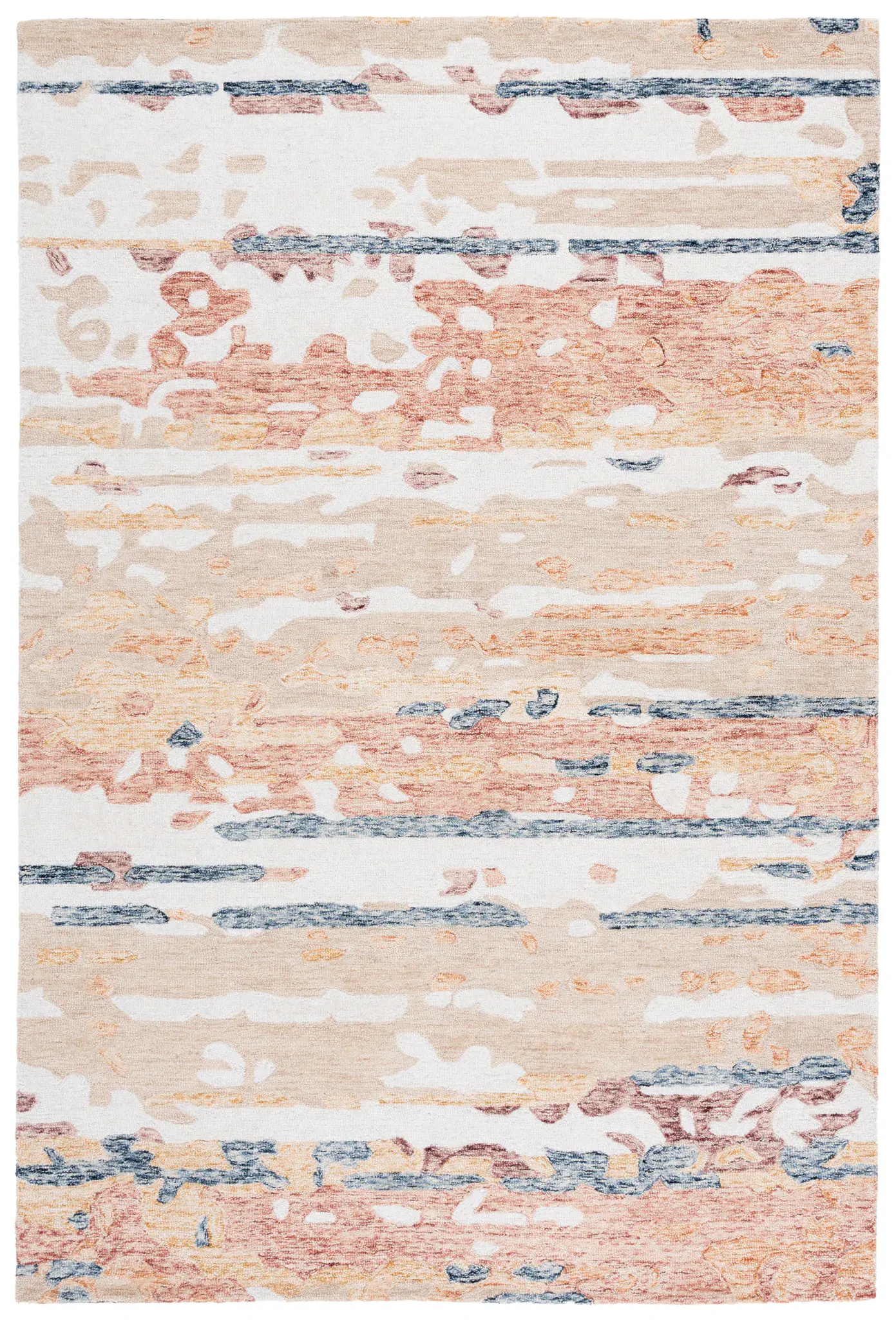 Ebony Abstract Cloud Hand-Tufted Wool Rug