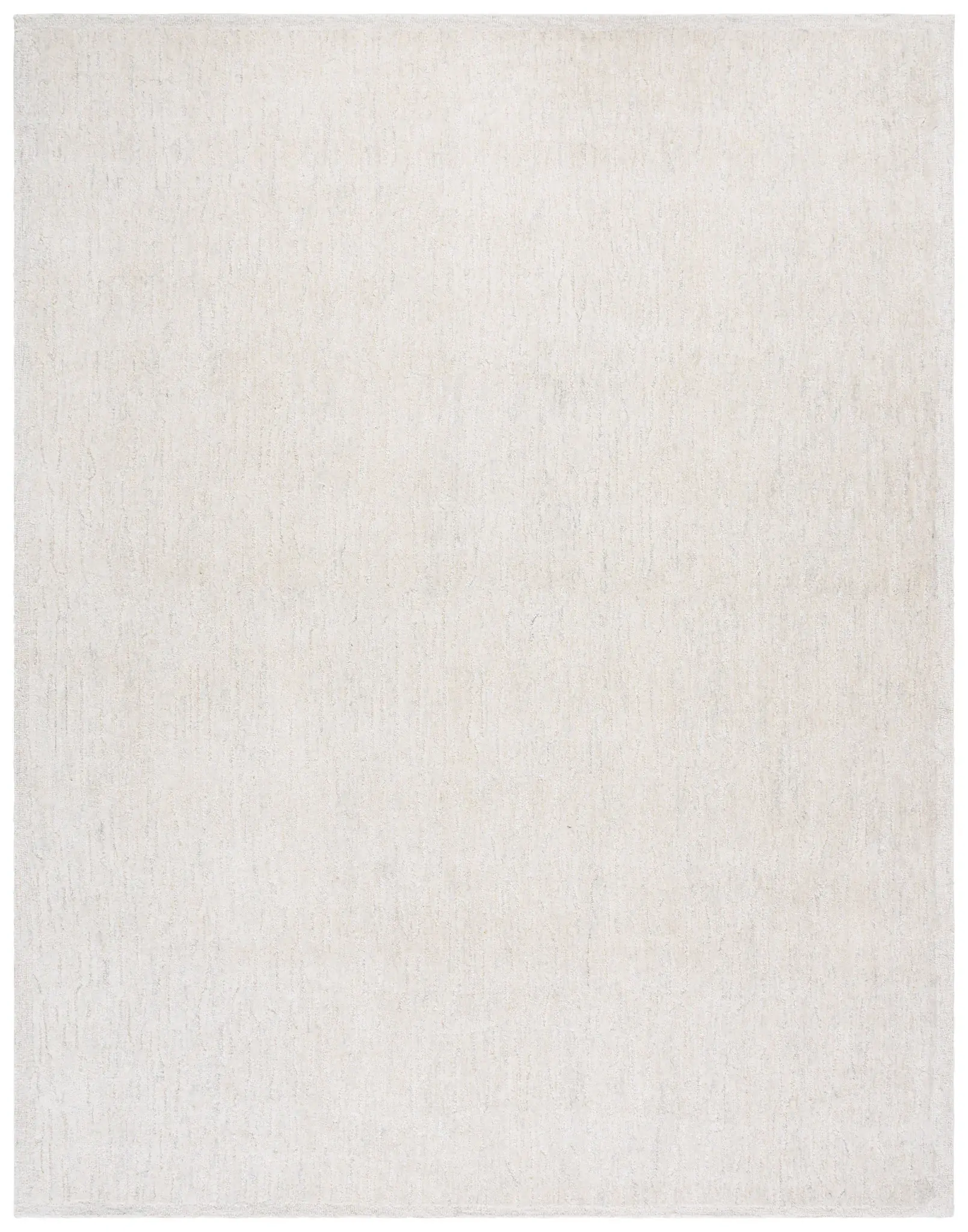 Ebony Linear Striated Hand-Tufted Wool Rug