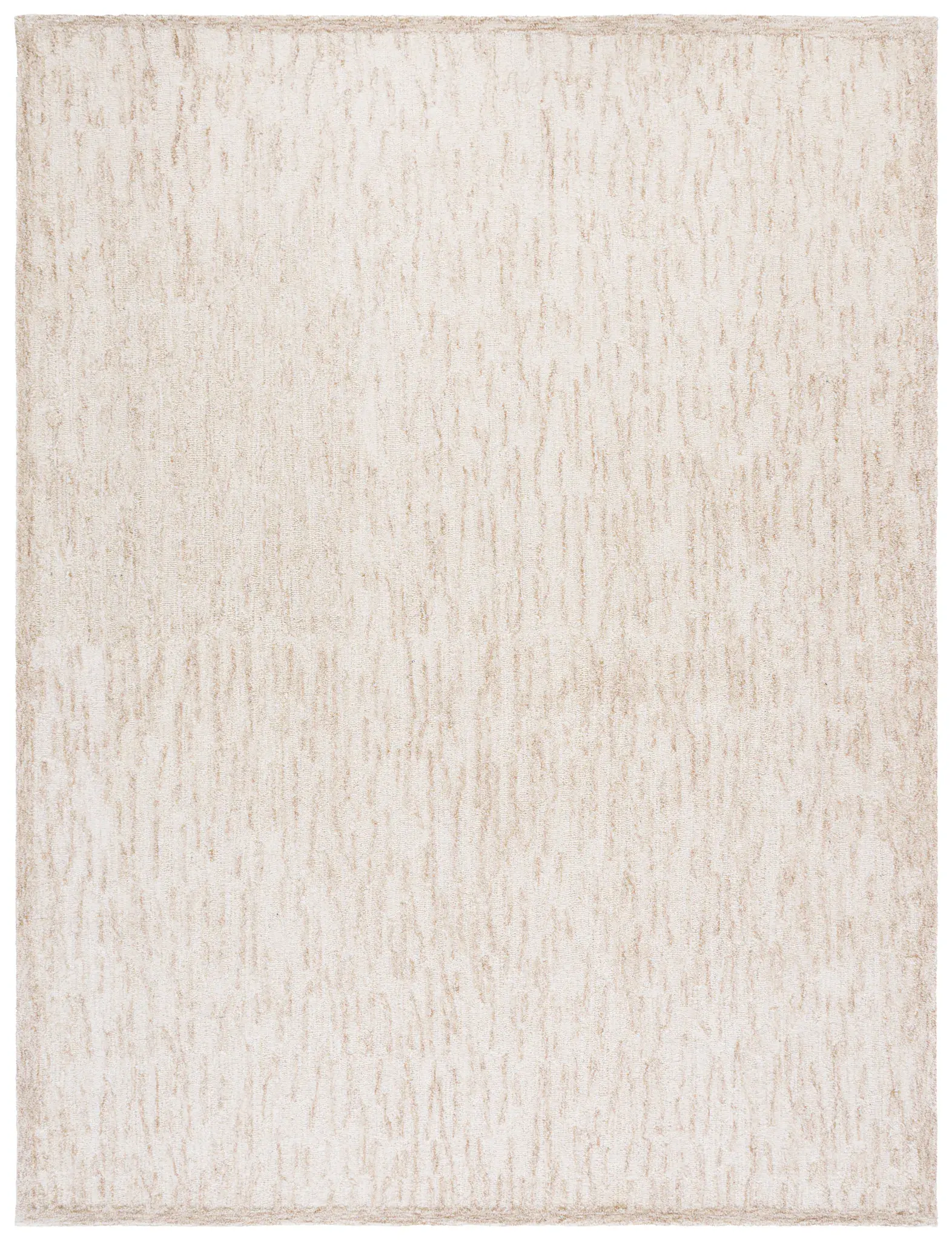 Ebony Striated Hand-Tufted Wool Rug