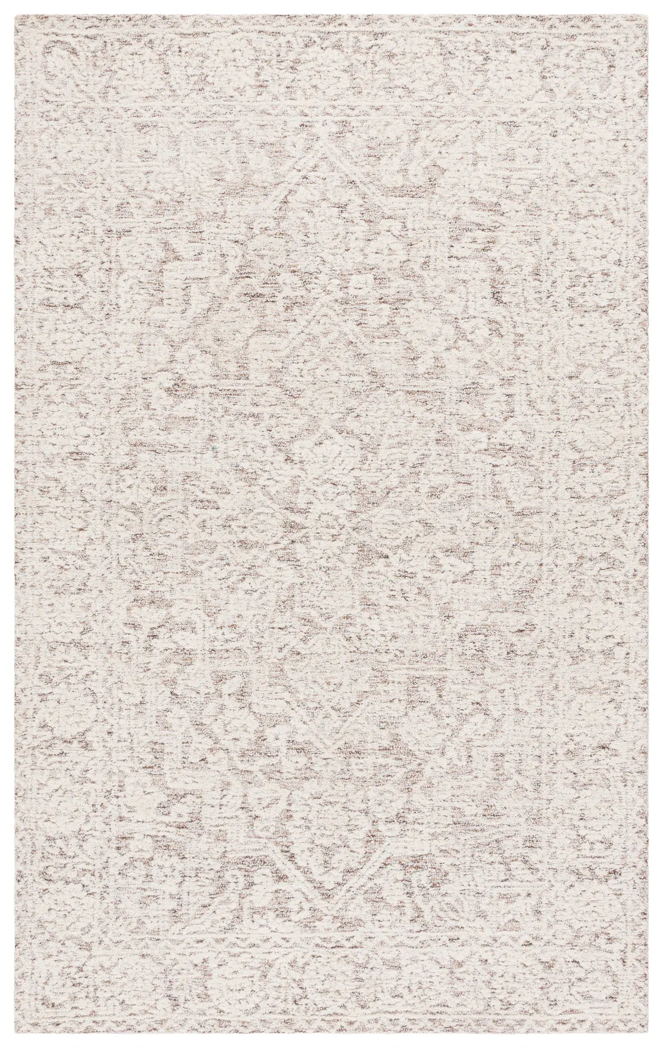 Ebony Faded Medallion Hand-Tufted Rug
