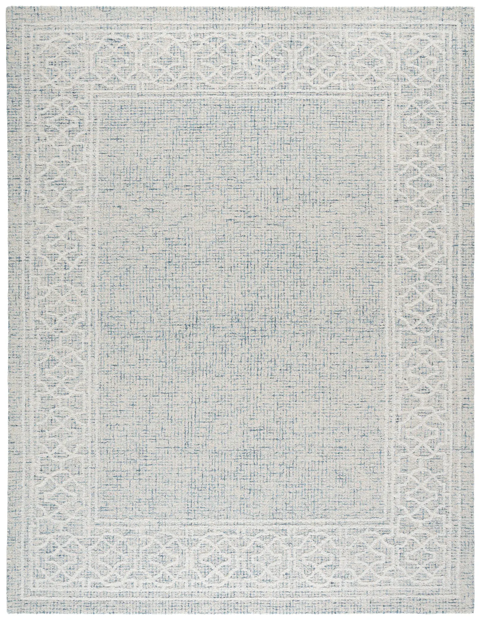 Ebony Crosshatch Hand-Tufted Wool Rug