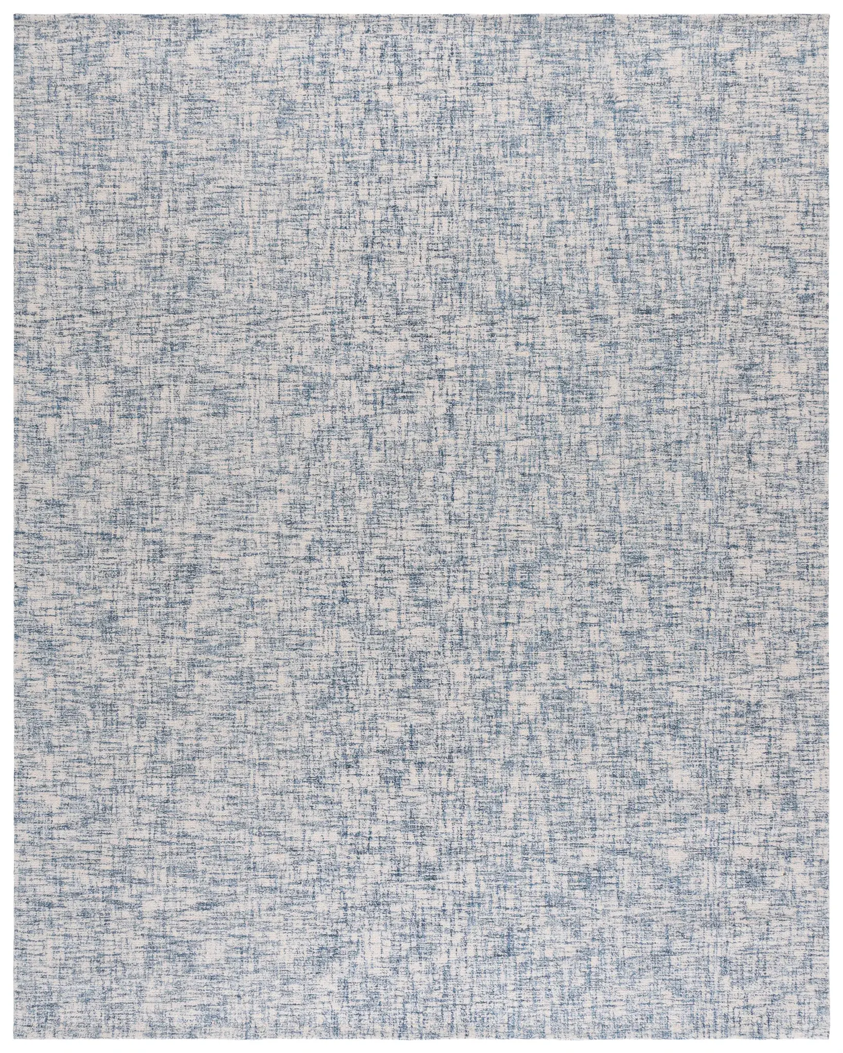 Ebony Allover Crosshatch Hand-Tufted Wool Rug