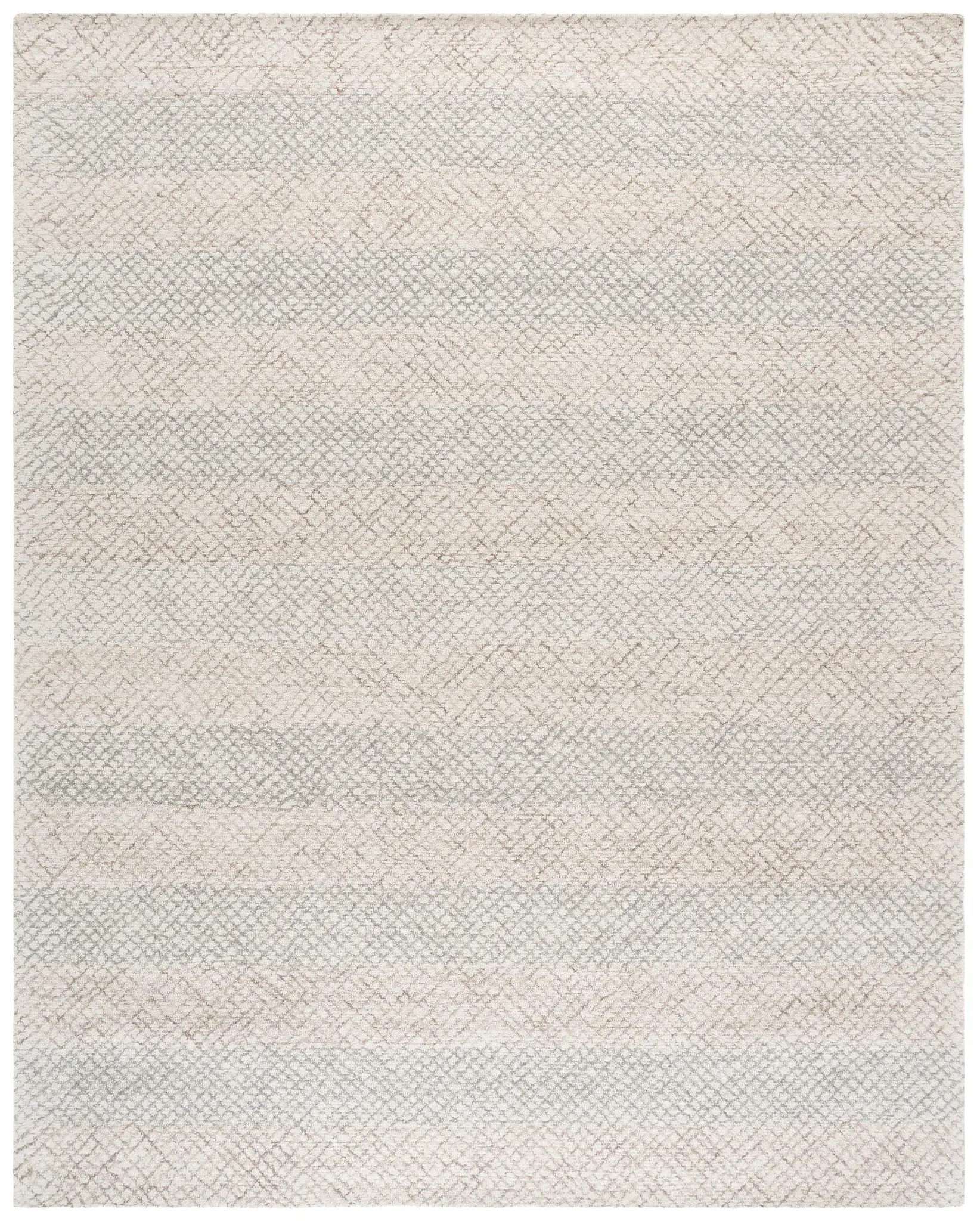 Ebony Mini Trellis Hand-Tufted Wool Rug