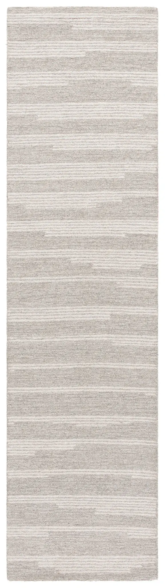 Ebony Broken Stripe Hand-Tufted Wool Rug