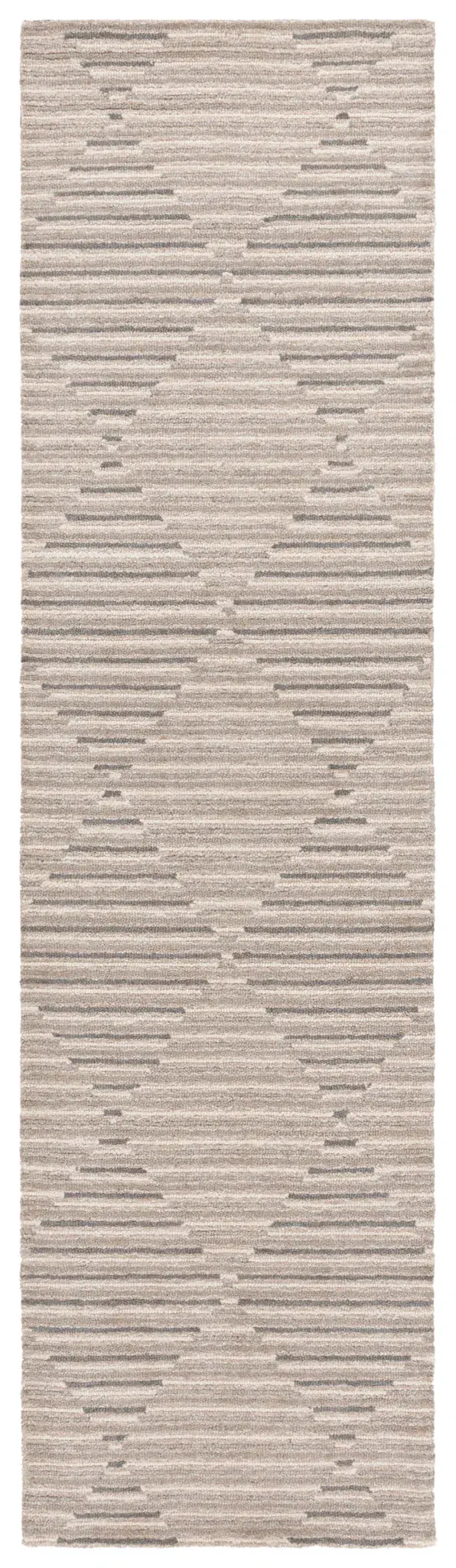 Ebony Diamond Hand-Tufted Wool Rug