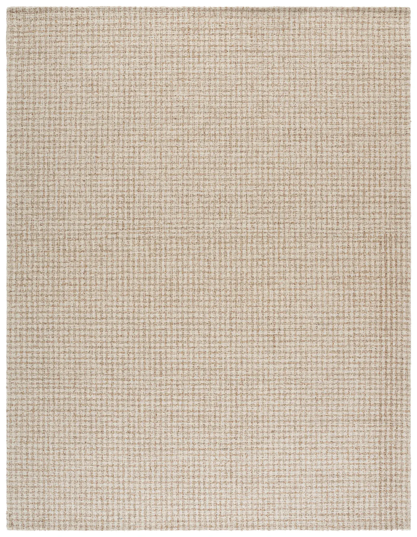 Ebony Waffle Grid Hand-Tufted Rug