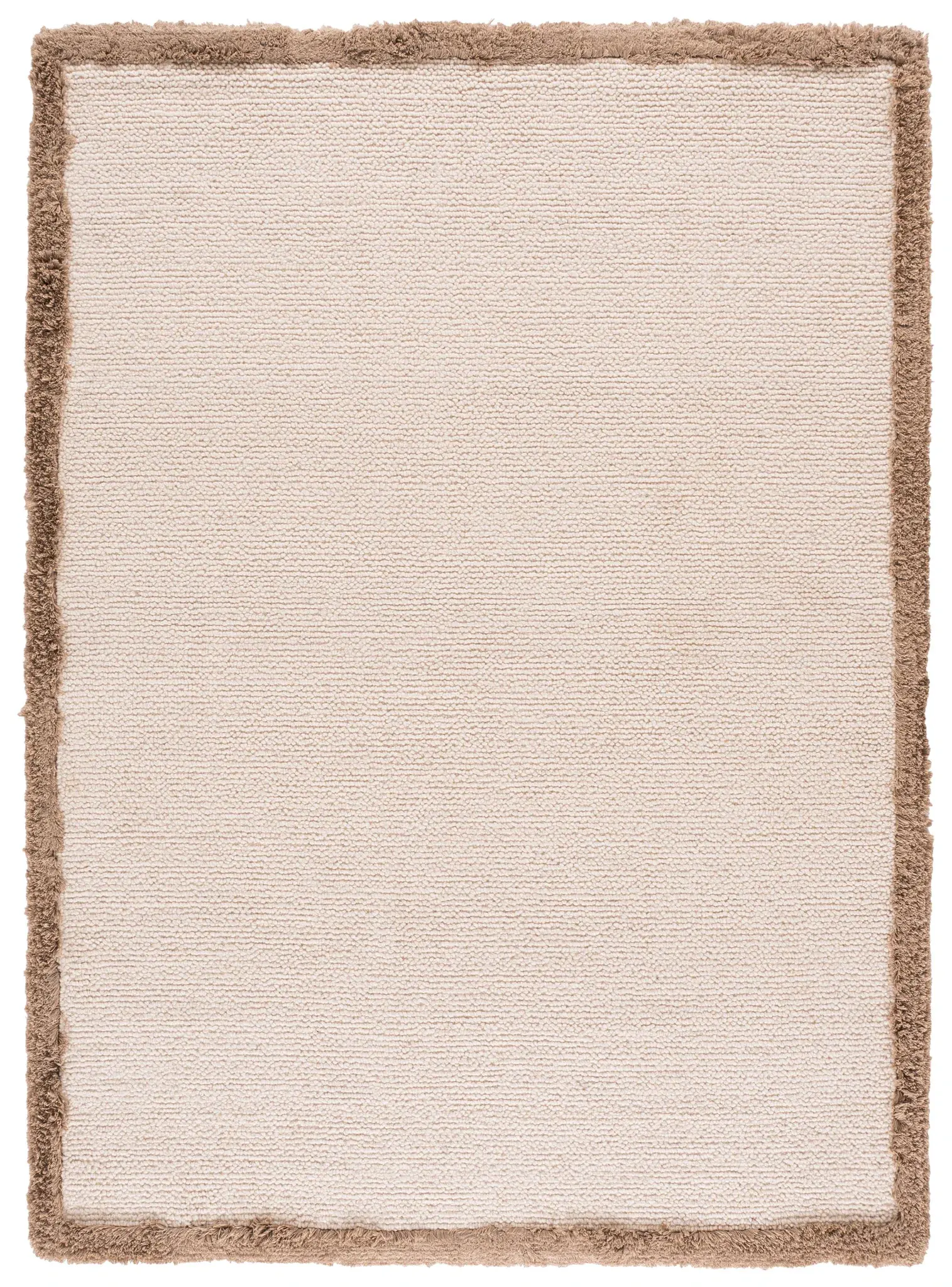 Ebony Ribbed Solid Hand-Tufted Wool Blend Rug