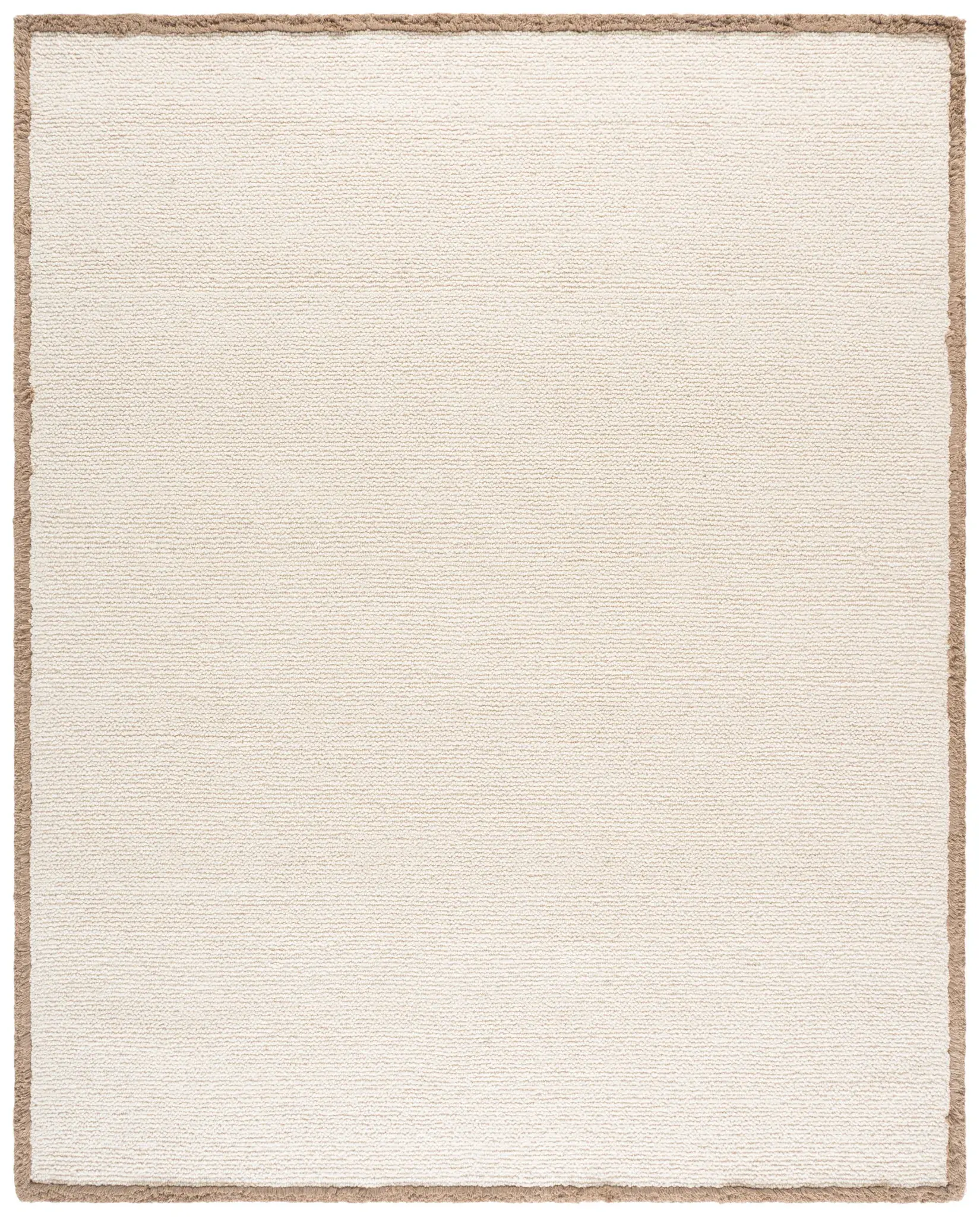 Ebony Ribbed Solid Hand-Tufted Wool Blend Rug