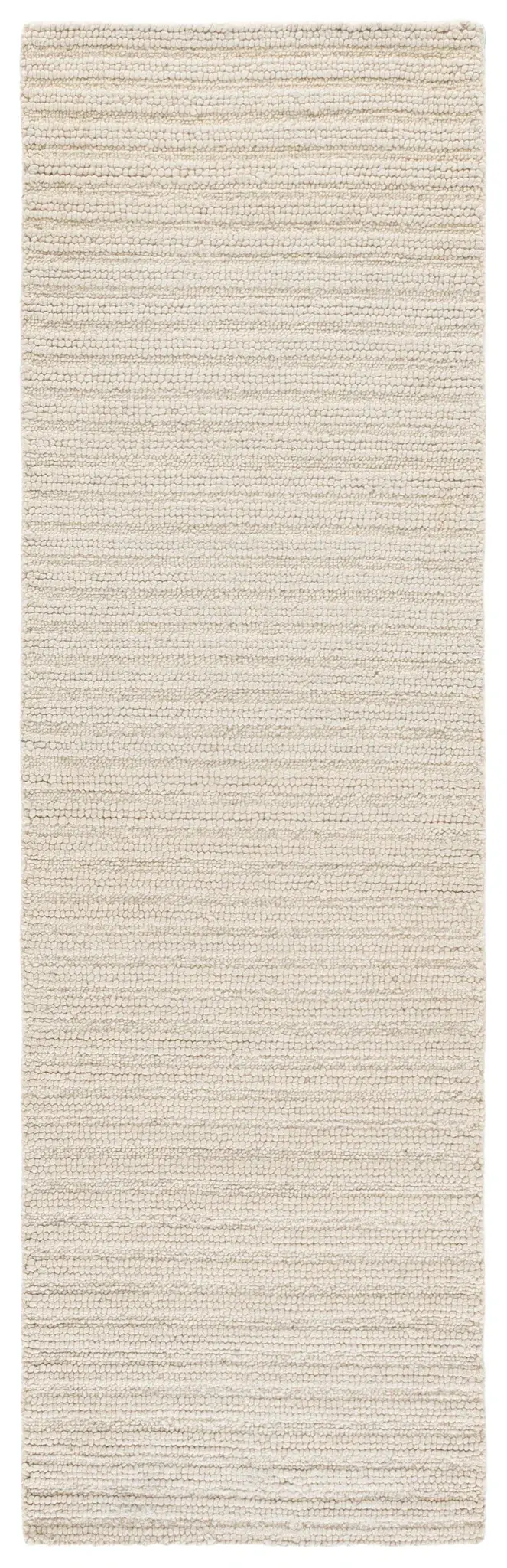 Ebony Banded Ribbed Hand-Tufted Wool Rug