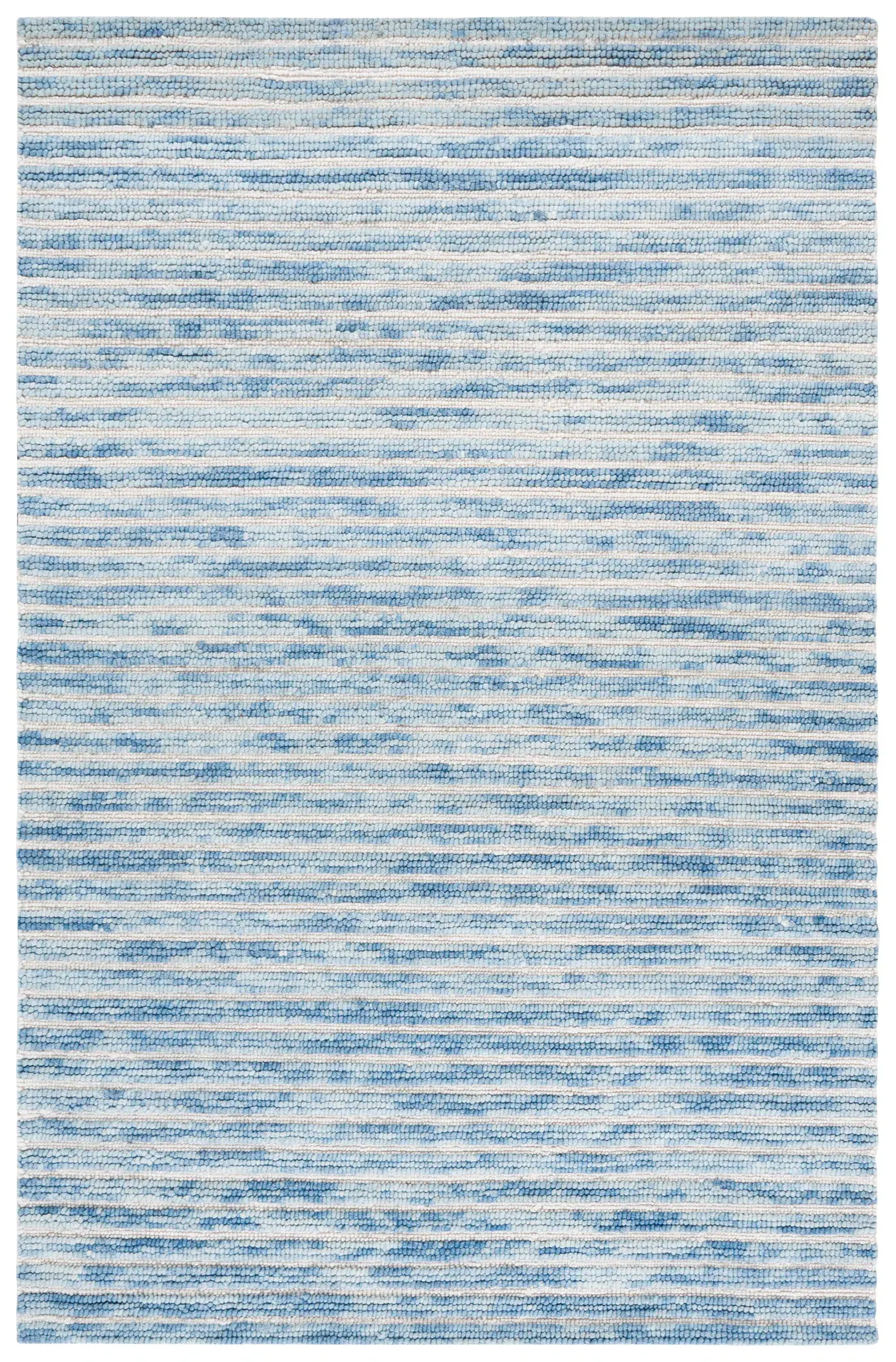 Ebony Stripe Hand-Tufted Wool Rug