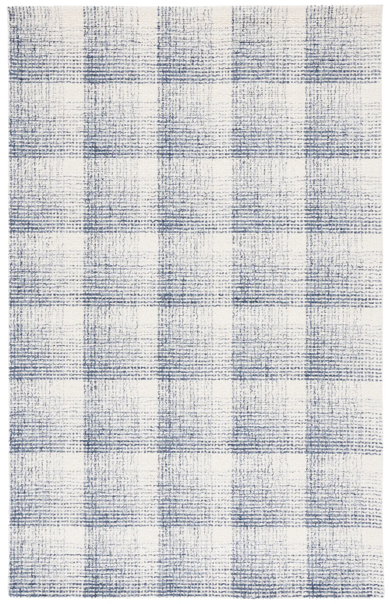 Ebony Plaid Hand-Tufted Wool Rug