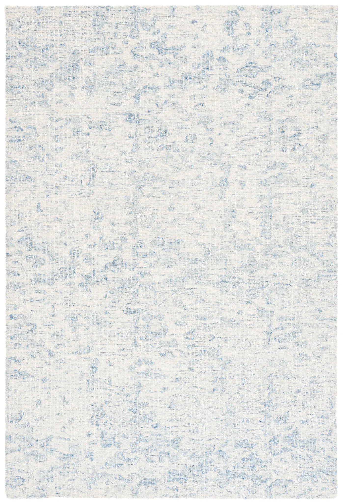 Ebony Abstract Mottled Hand-Tufted Wool Rug