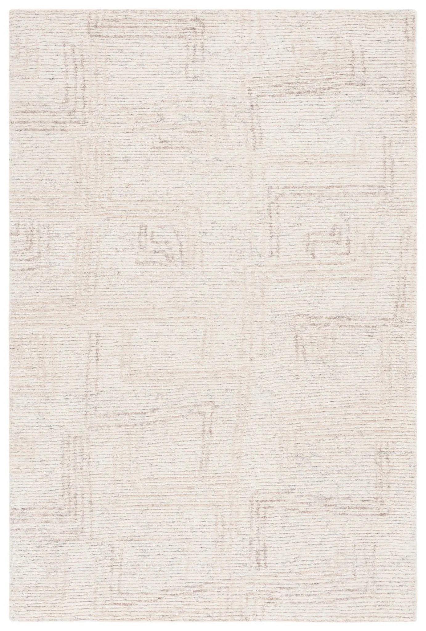Ebony Subtle Grid Hand-Tufted Wool Rug