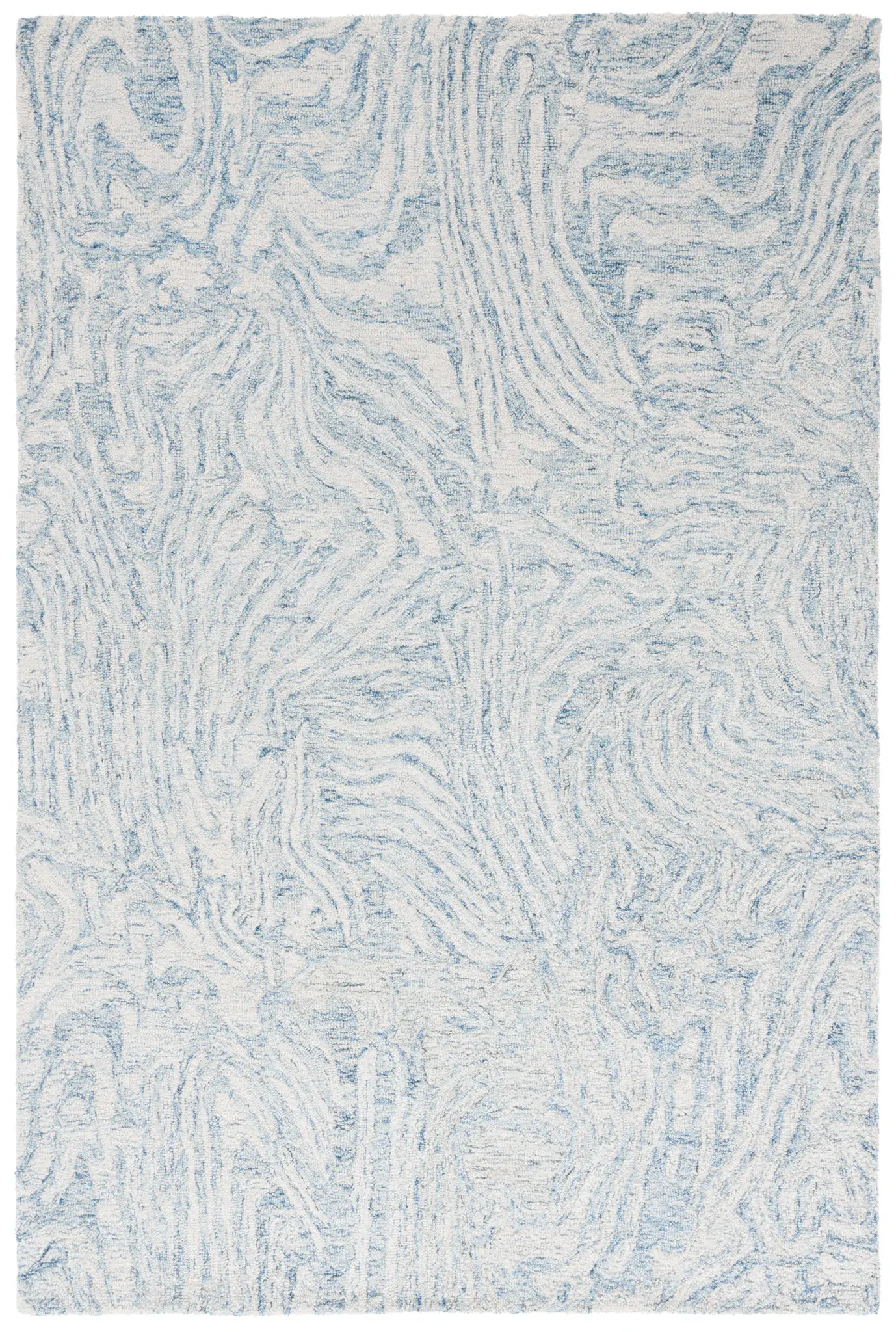 Ebony Marbled Hand-Tufted Wool Rug