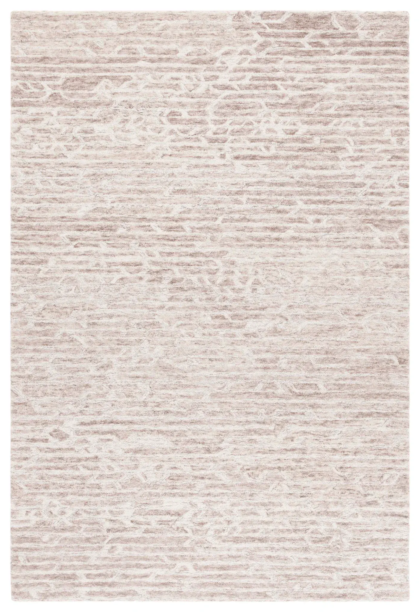 Ebony Striated Stripe Hand-Tufted Wool Rug