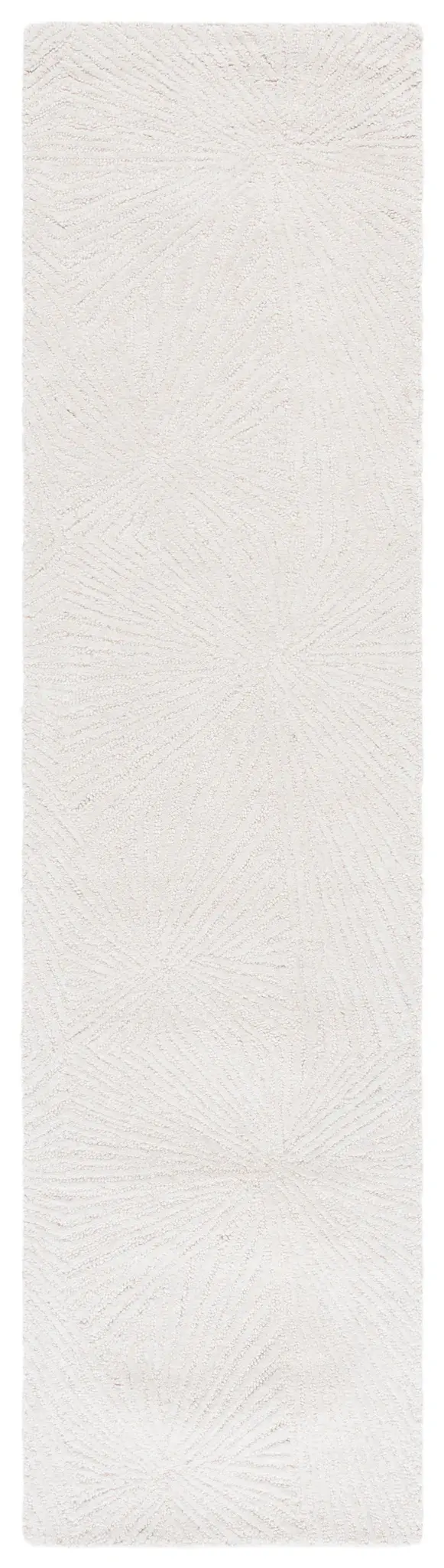 Ebony Starburst Hand-Tufted Wool Rug