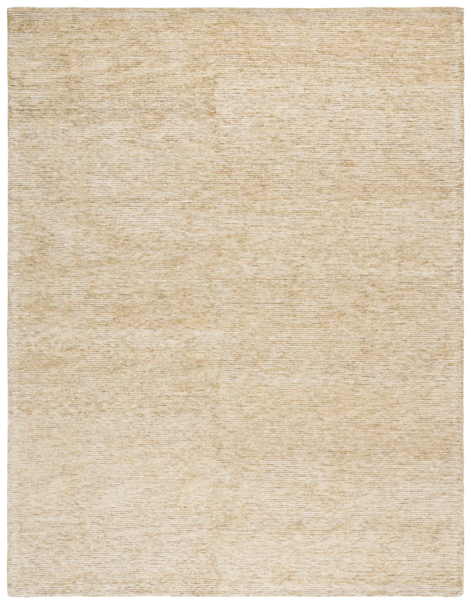 Ebony Ribbed Hand-Tufted Wool Rug