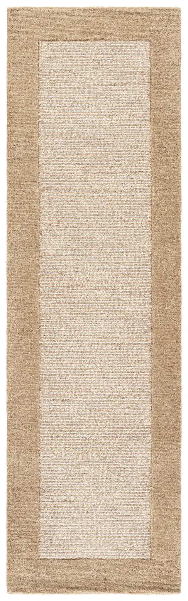 Ebony Modern Ribbed Hand-Tufted Wool Rug