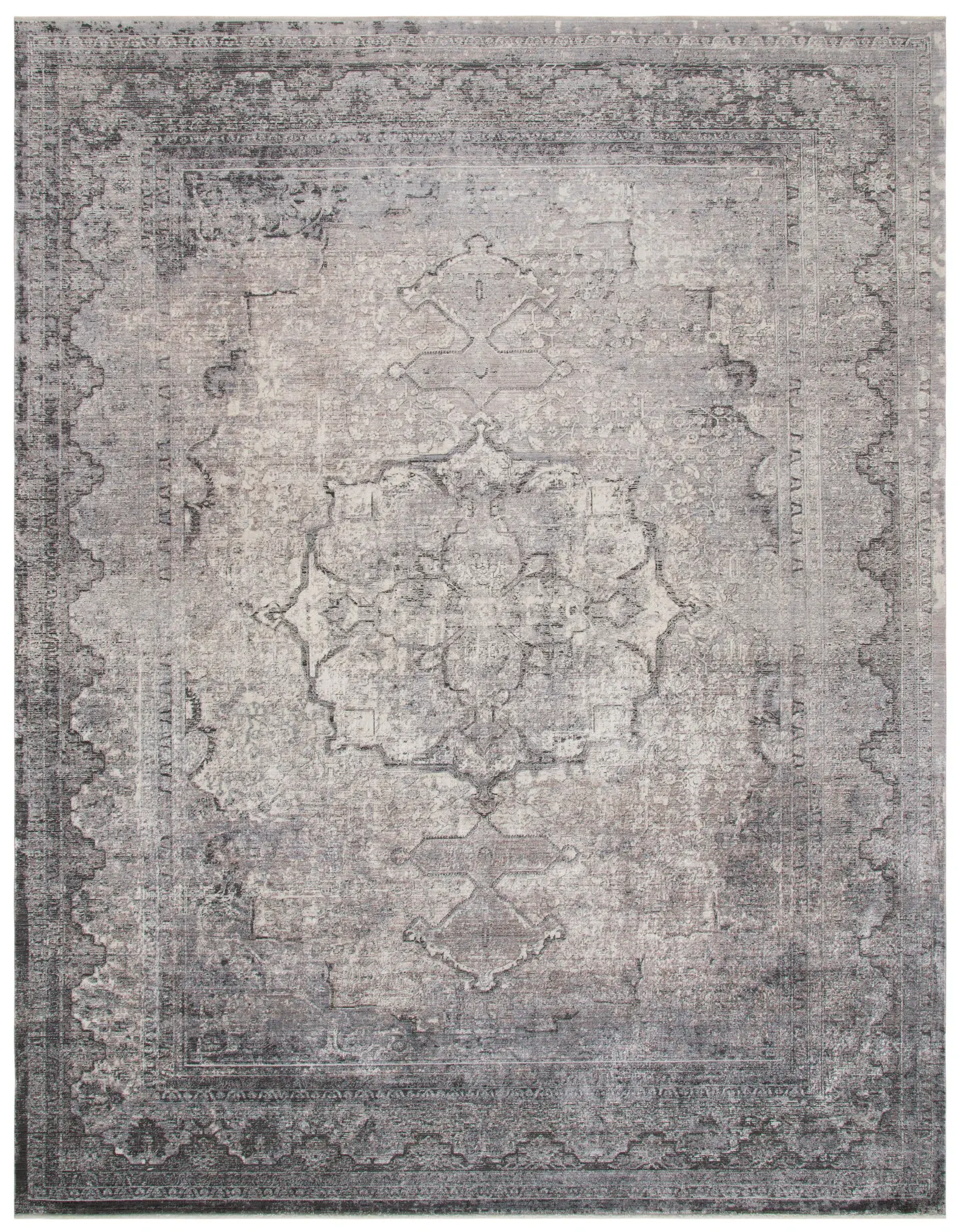 Eclipse Distressed Medallion Rug